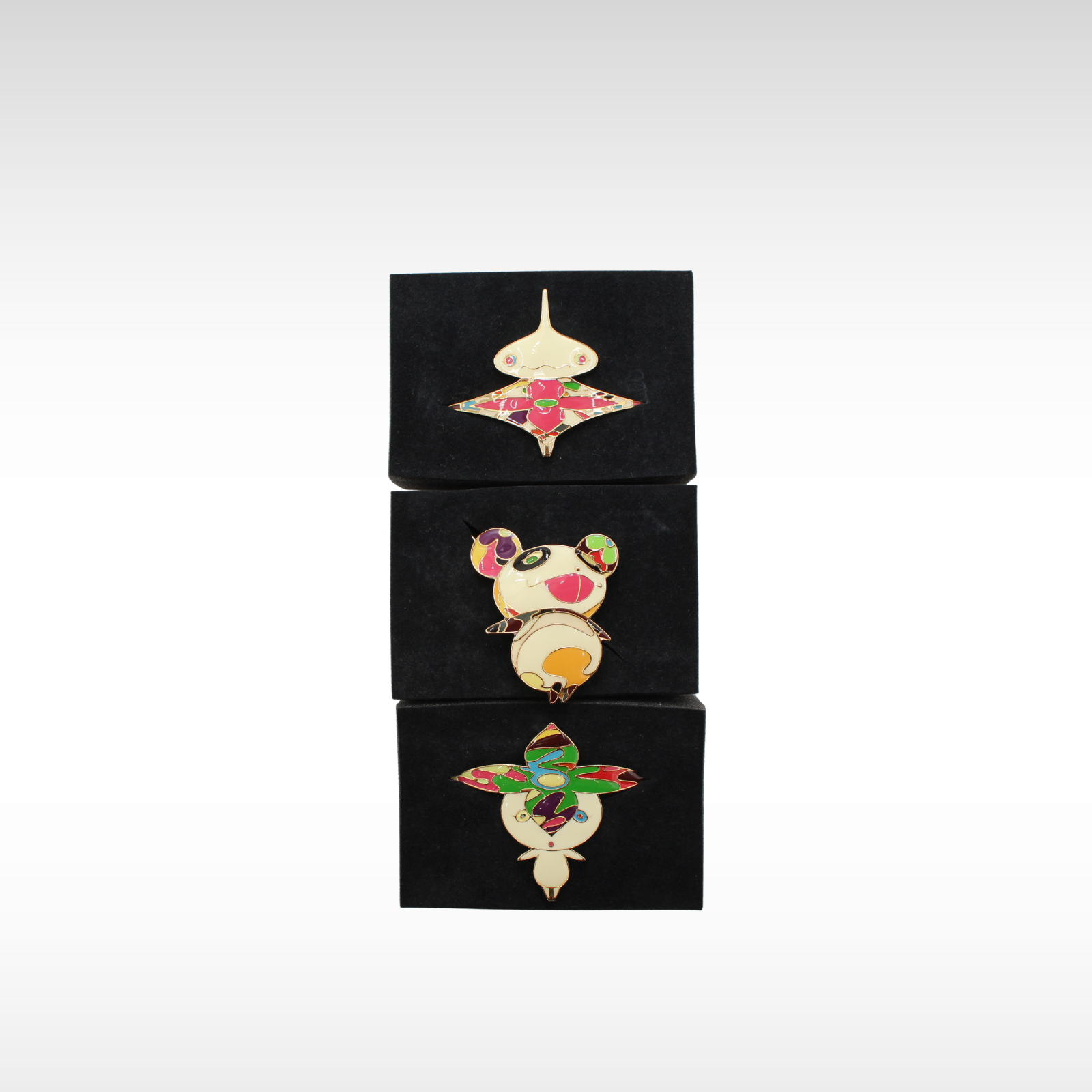 LV x Takashi Murakami Metal Multi Color Hair Accessory