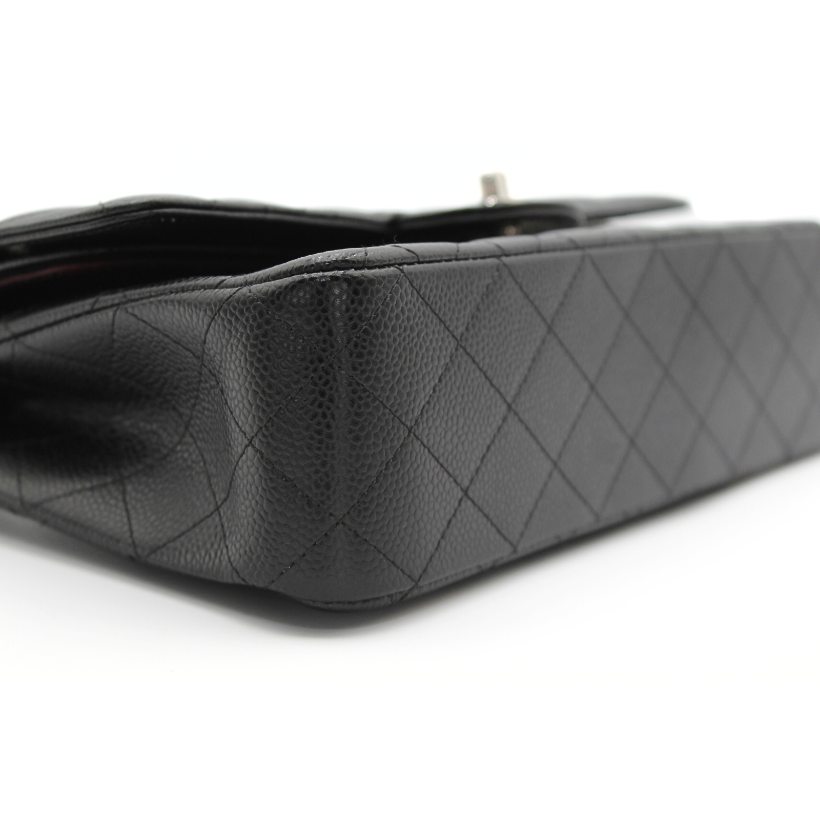 Classic Caviar Black Shoulder Bag