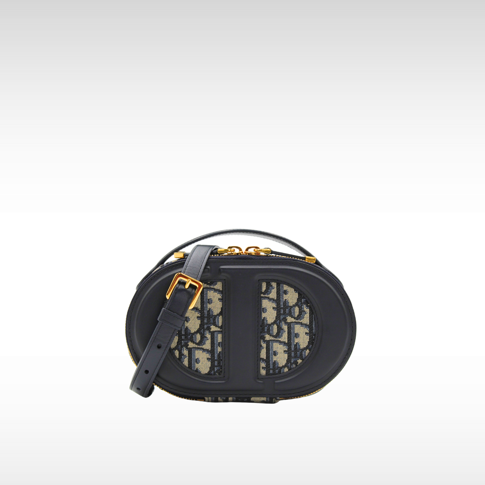 CD Signature Oblique Canvas Crossbody Bag