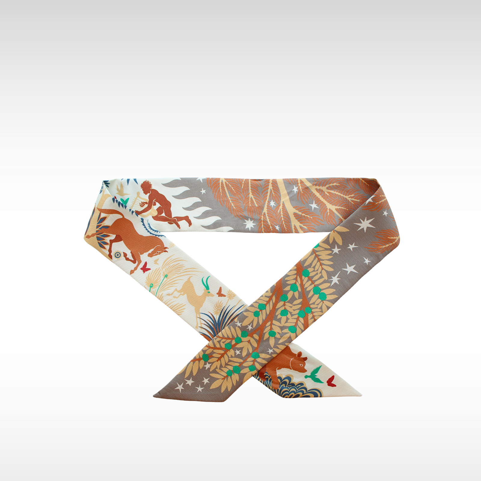 Twilly Le Charme D'Orphee Silk Scarf