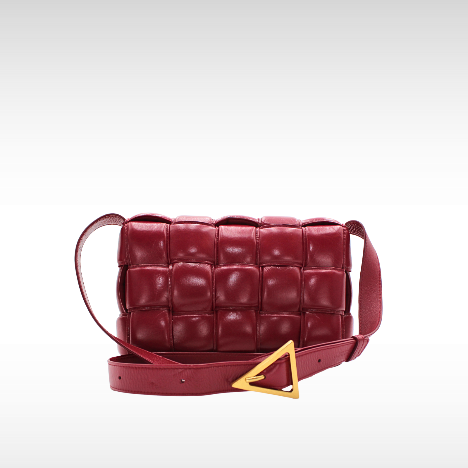 Padded Cassette Lamb Shoulder Bag