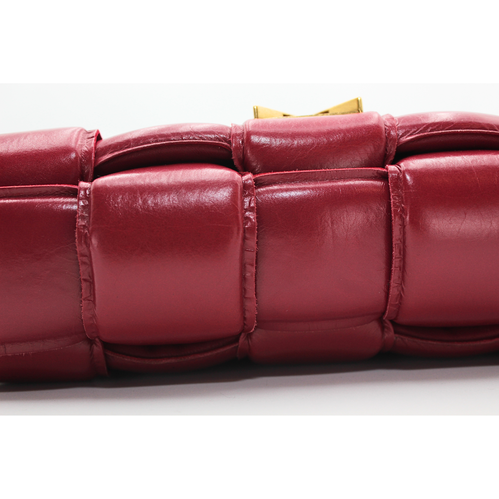 Padded Cassette Lamb Shoulder Bag