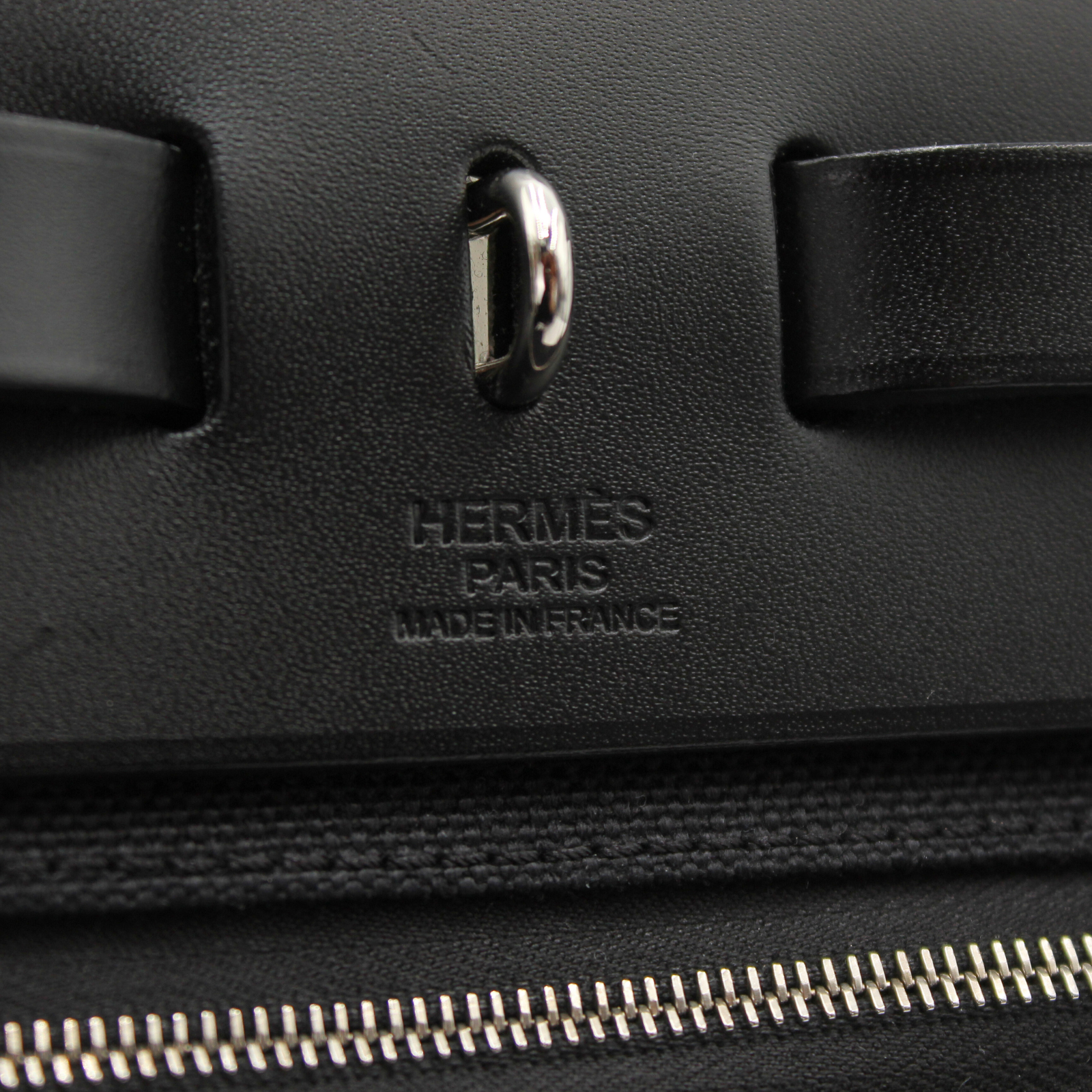 Herbag Zip 31 Toile Militaire Black Shoulder Bag