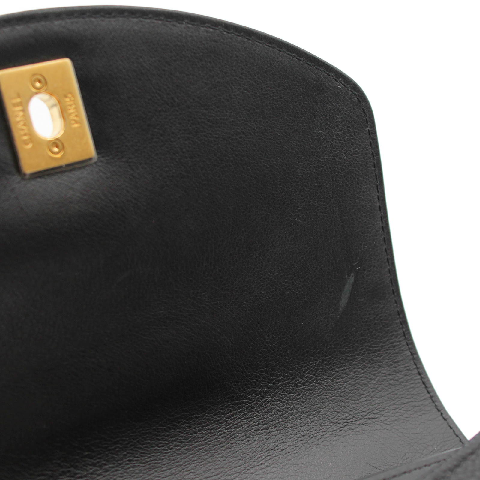 Calf Black Shoulder Bag