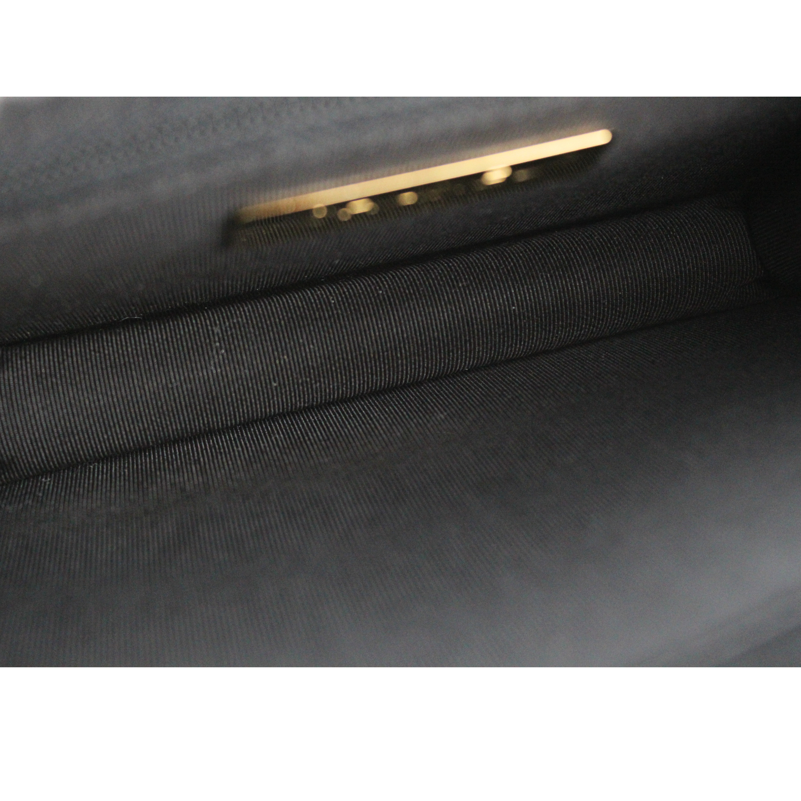 Calf Black Shoulder Bag