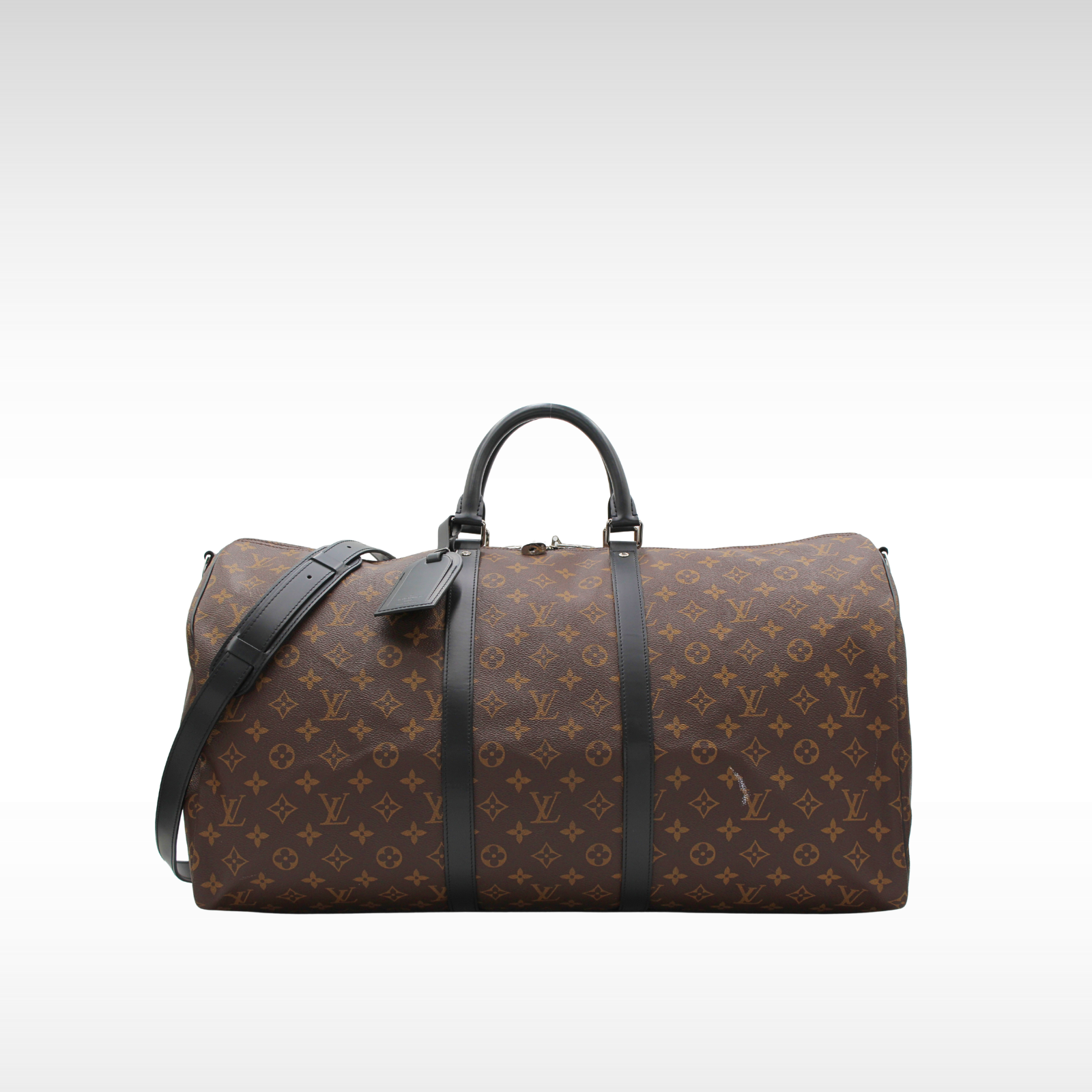 Keepall Bandouliere 55 Monogram Macassar Duffle Bag
