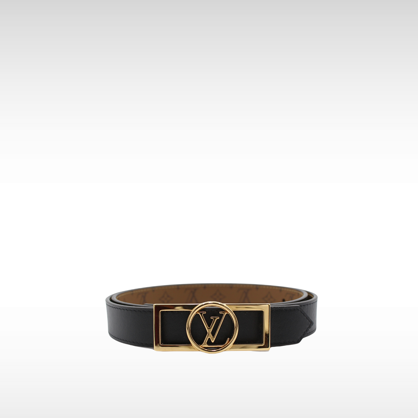 Dauphine Monogram Reverse Calf Belt