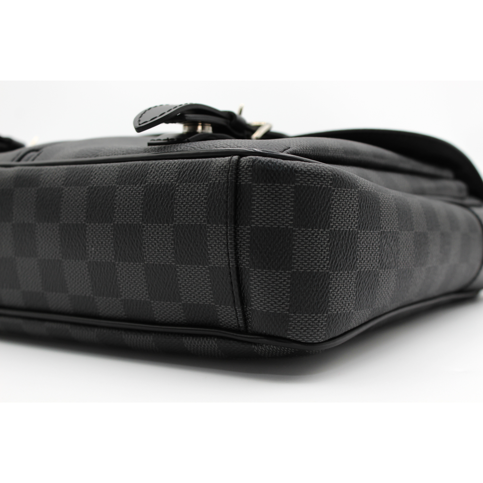 Christopher Messanger Damier Graphite Shoulder Bag
