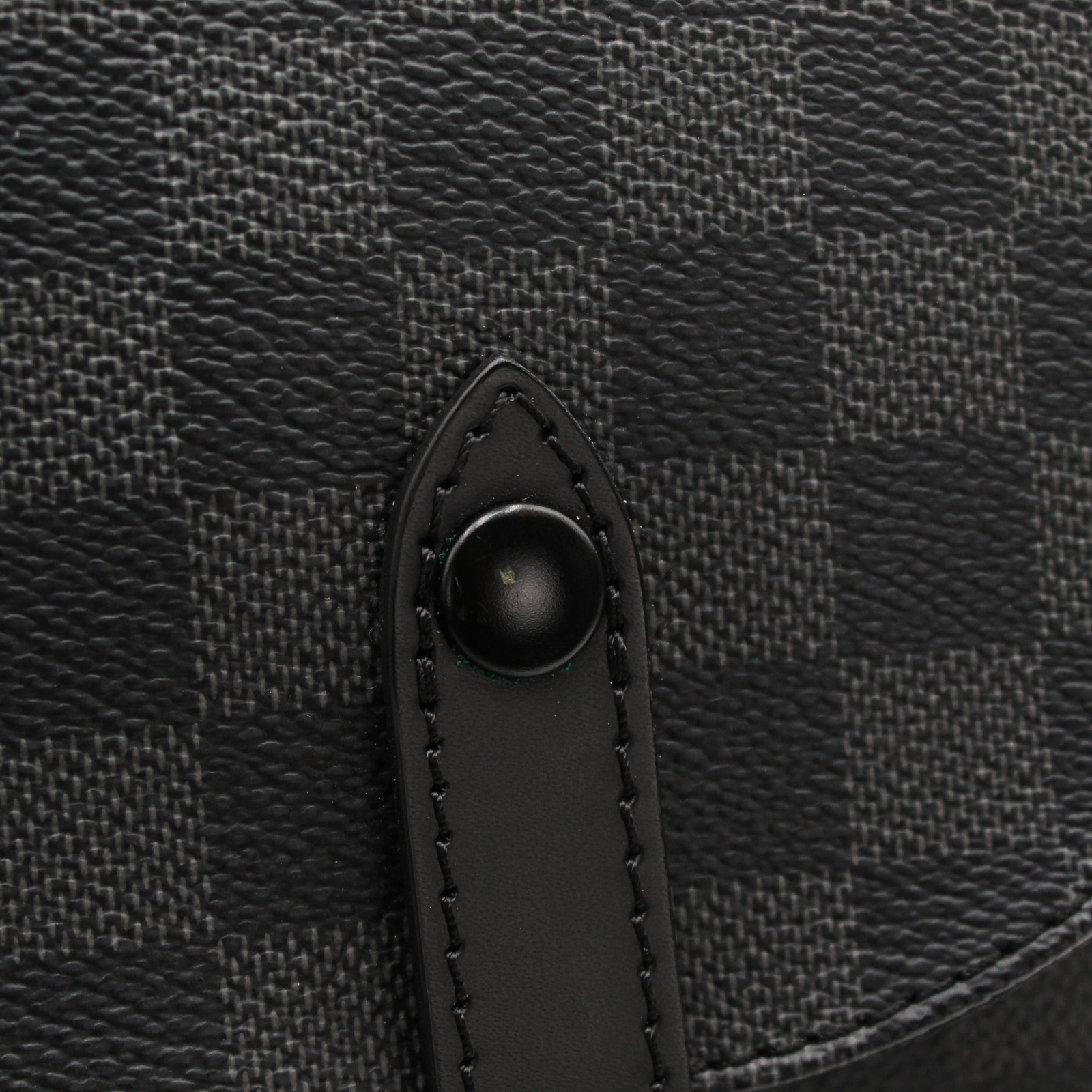 Christopher Messanger Damier Graphite Shoulder Bag