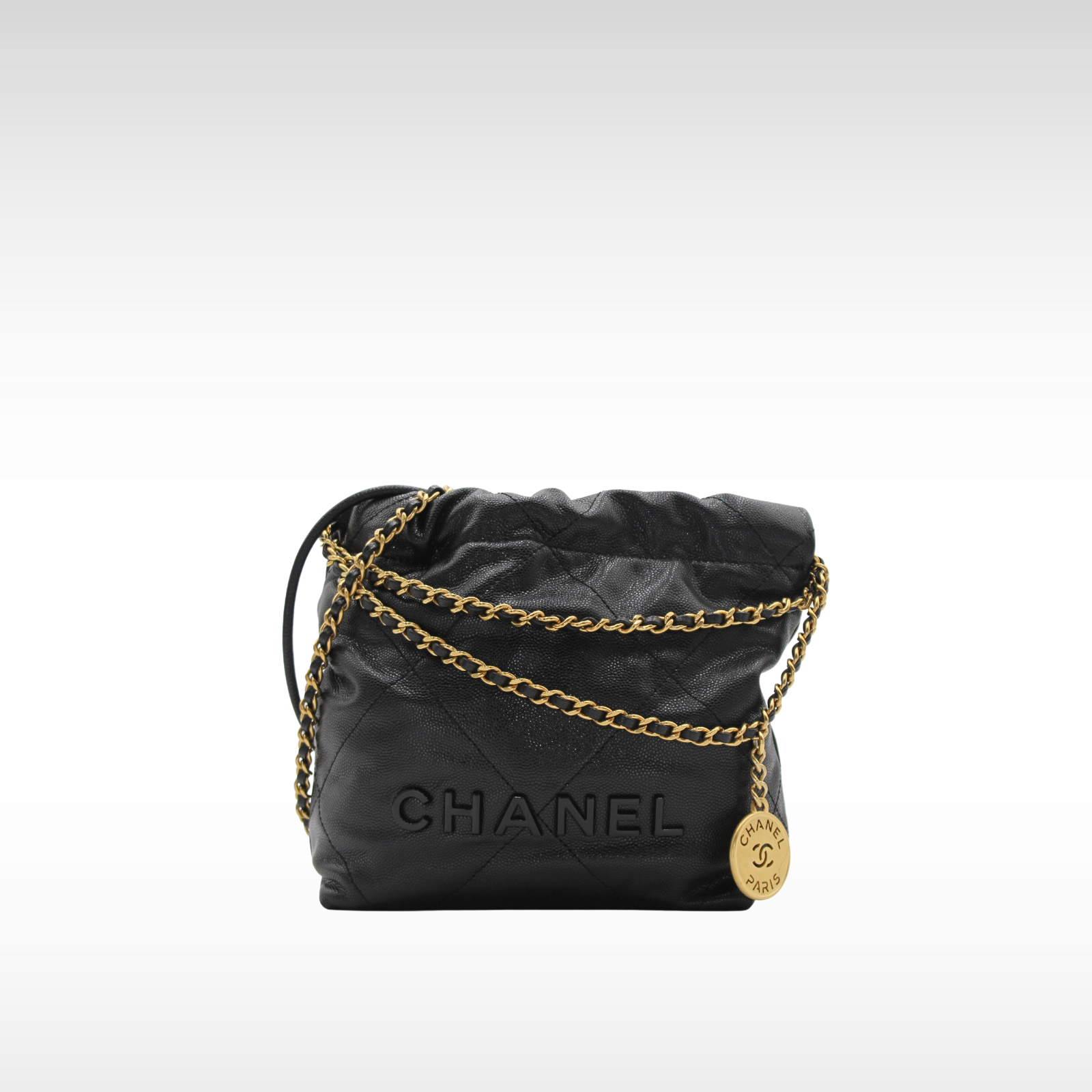 Chanel 22 Mini Caviar Black Shoulder Bag