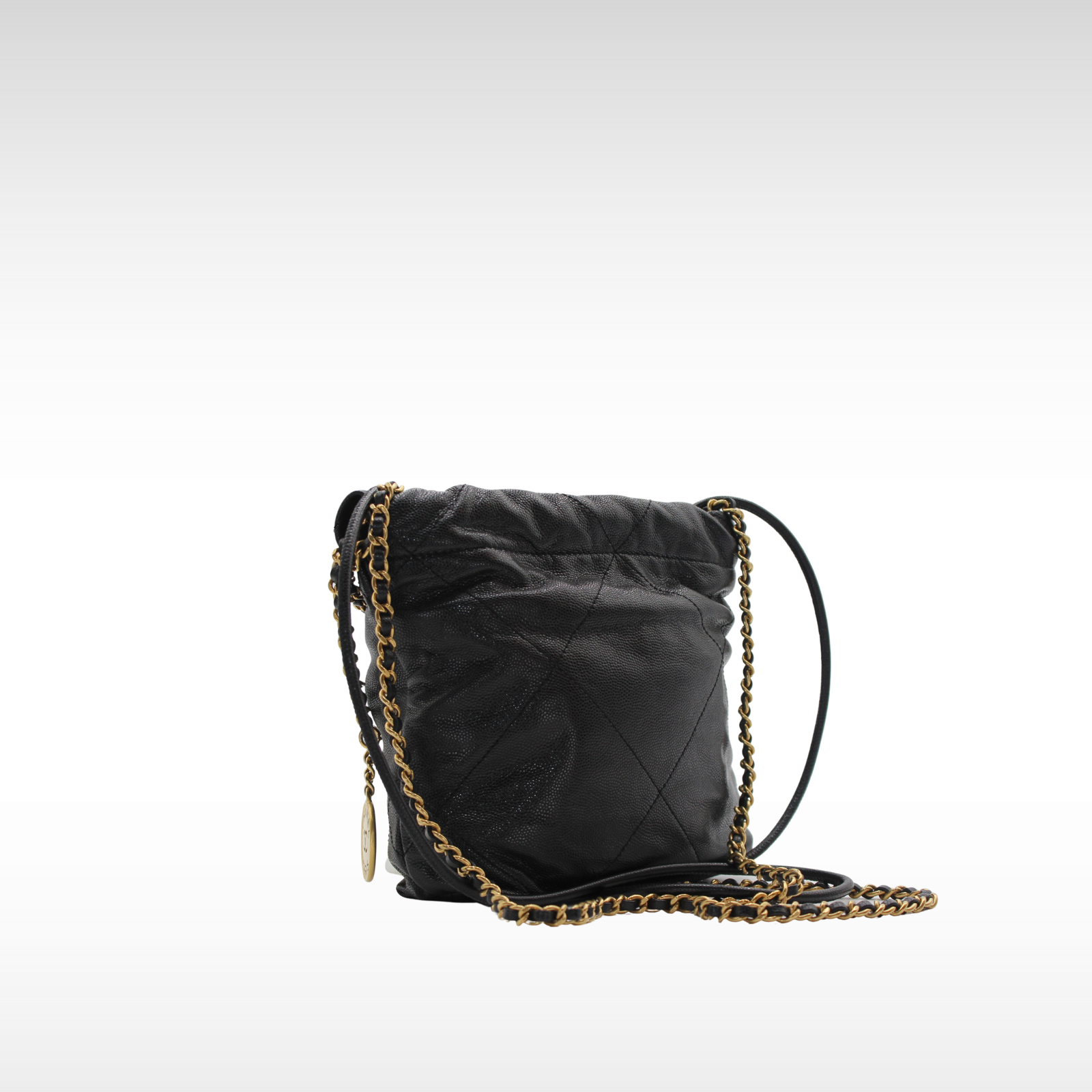 Chanel 22 Mini Caviar Black Shoulder Bag
