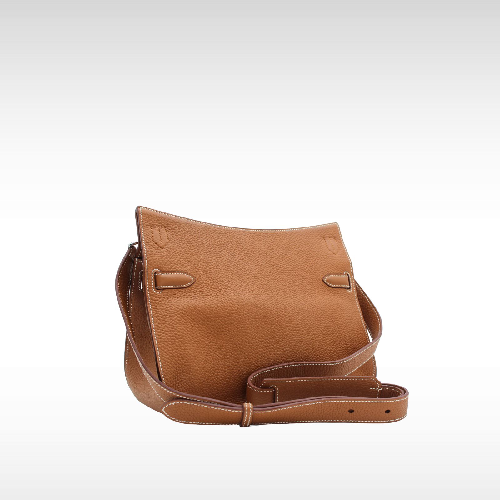 Jypsiere 28 Taurillon Clemence Gold Crossbody Bag