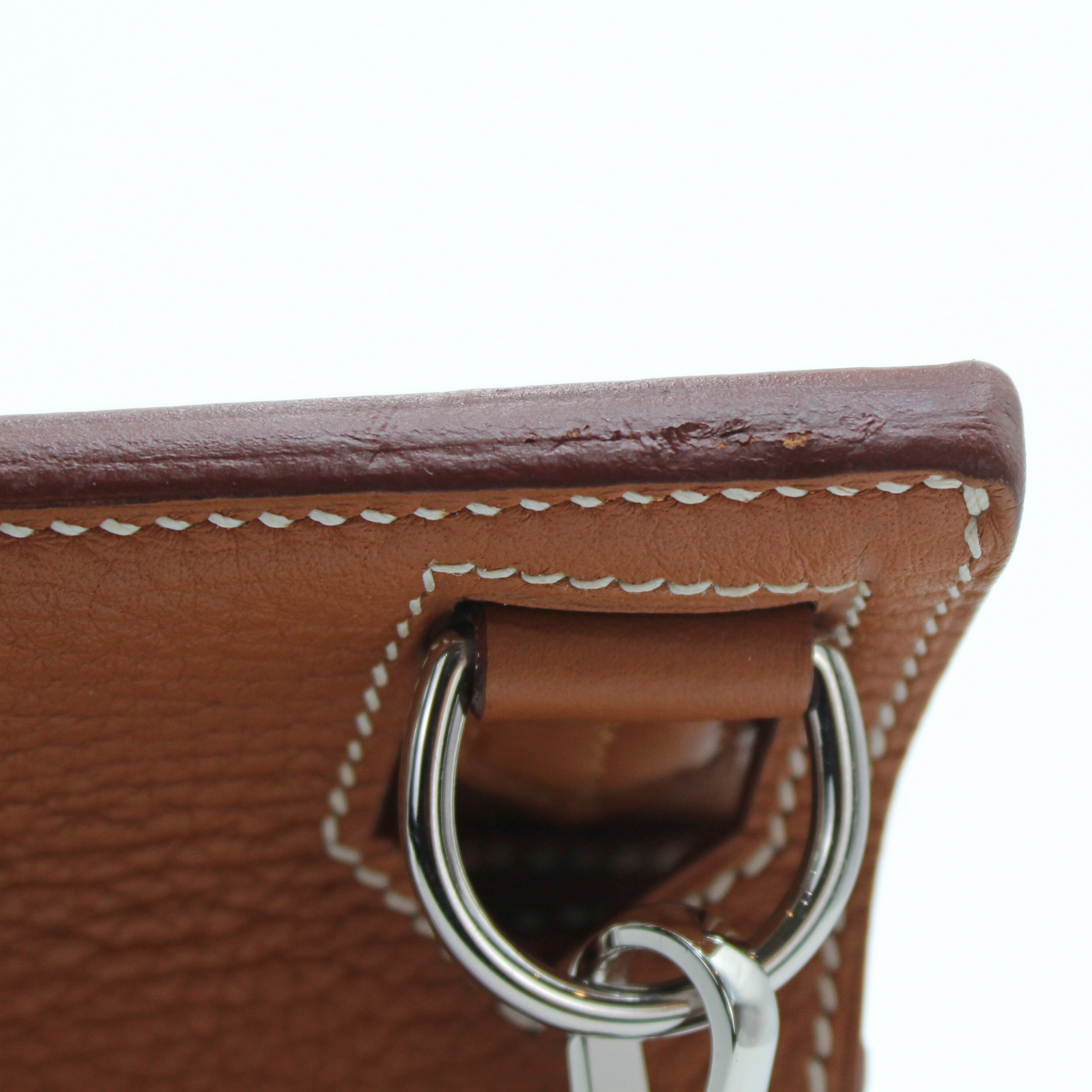 Jypsiere 28 Taurillon Clemence Gold Crossbody Bag