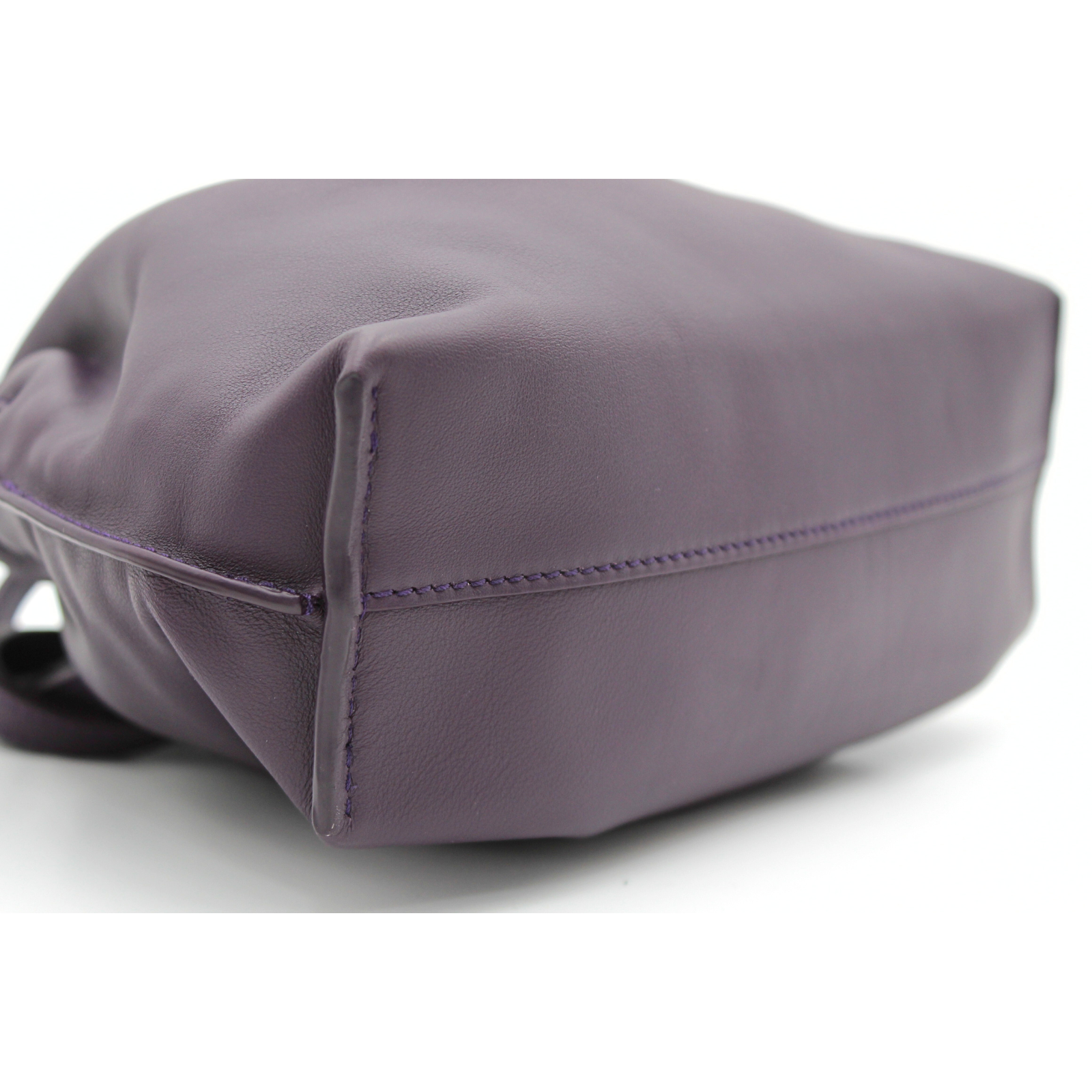 Flamenco Clutch Mini Calf Purple Crossbody Bag
