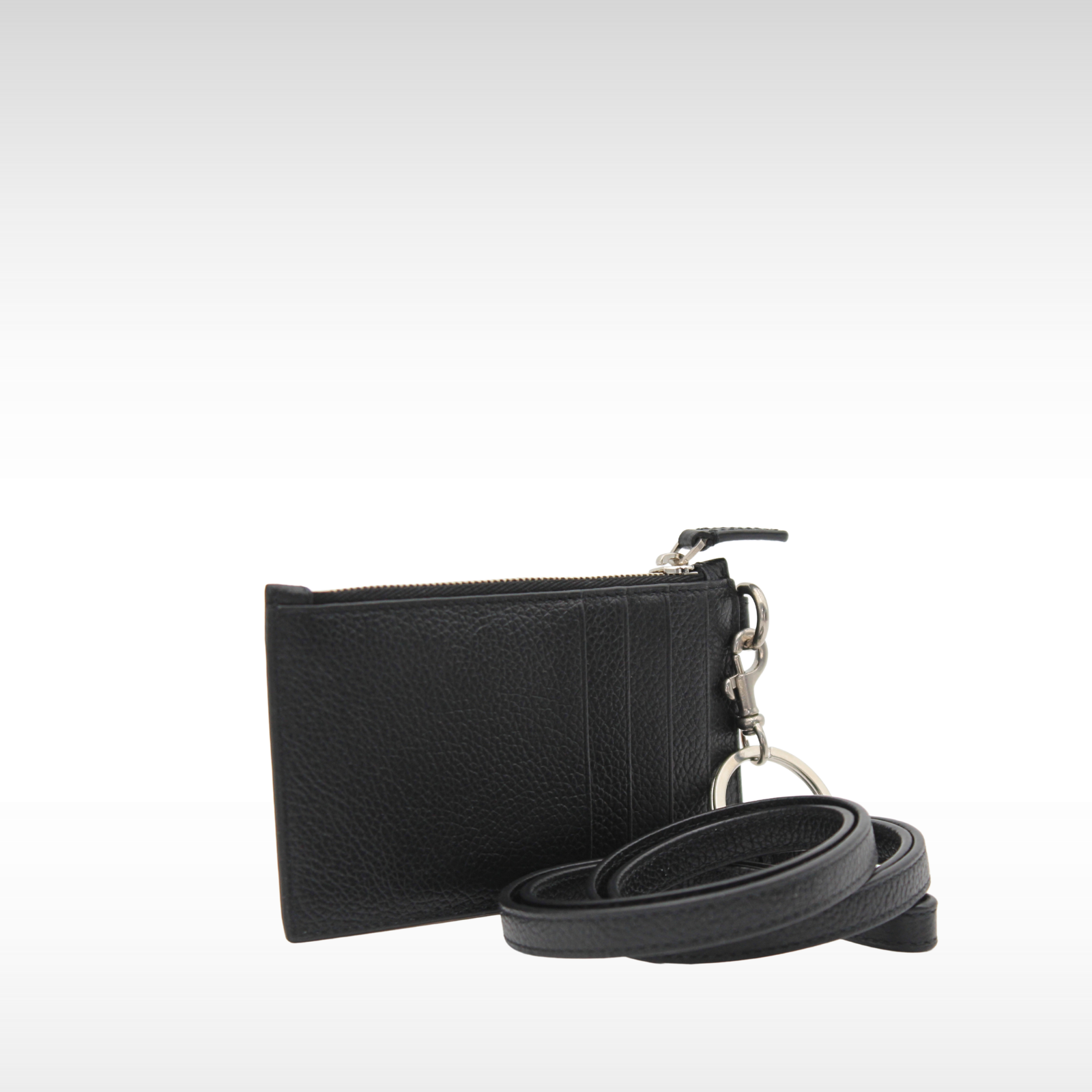 Cities Series Calf Card Case with Chain