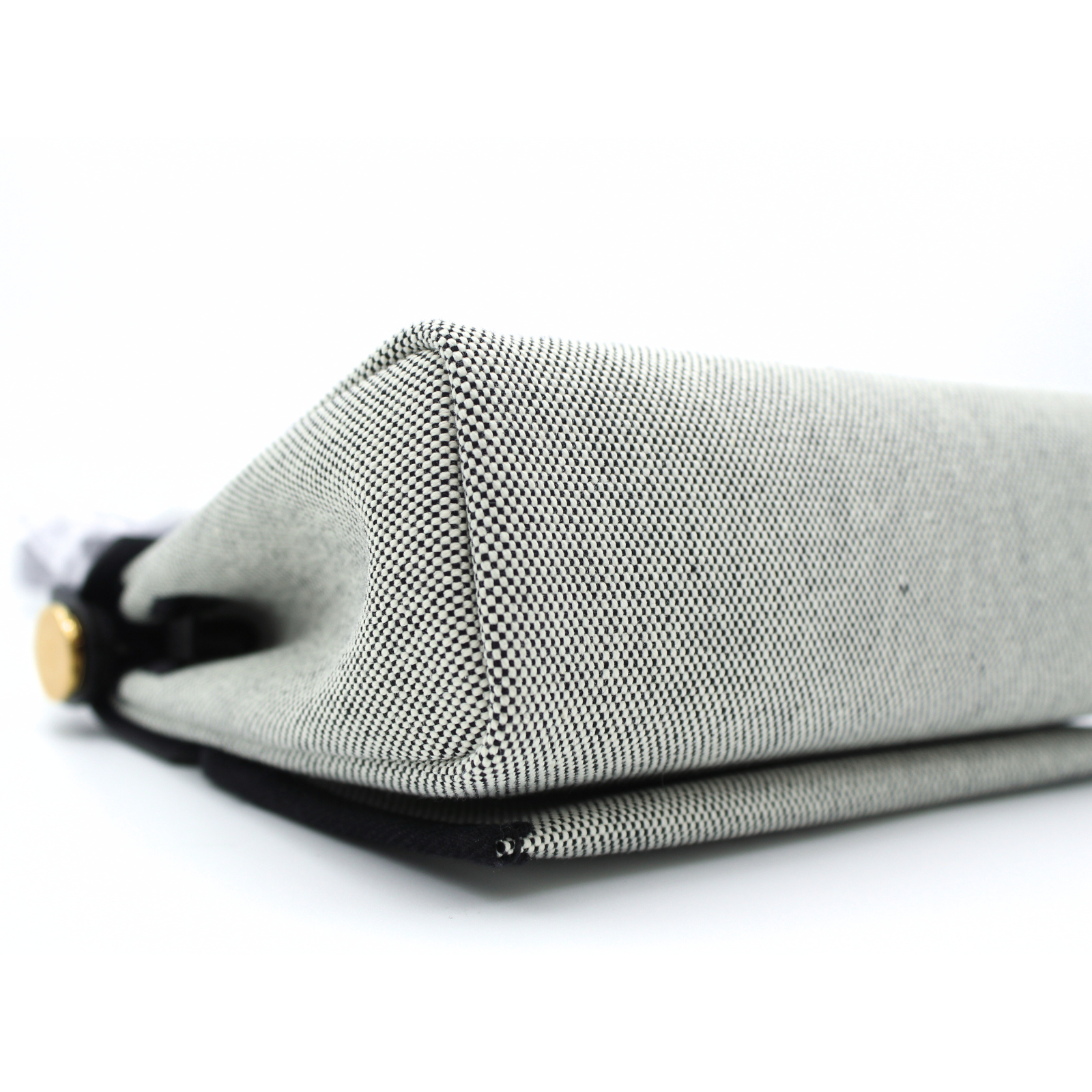 Herbag zip 20 Toile H Viking Ecre+Black Crossbody Bag
