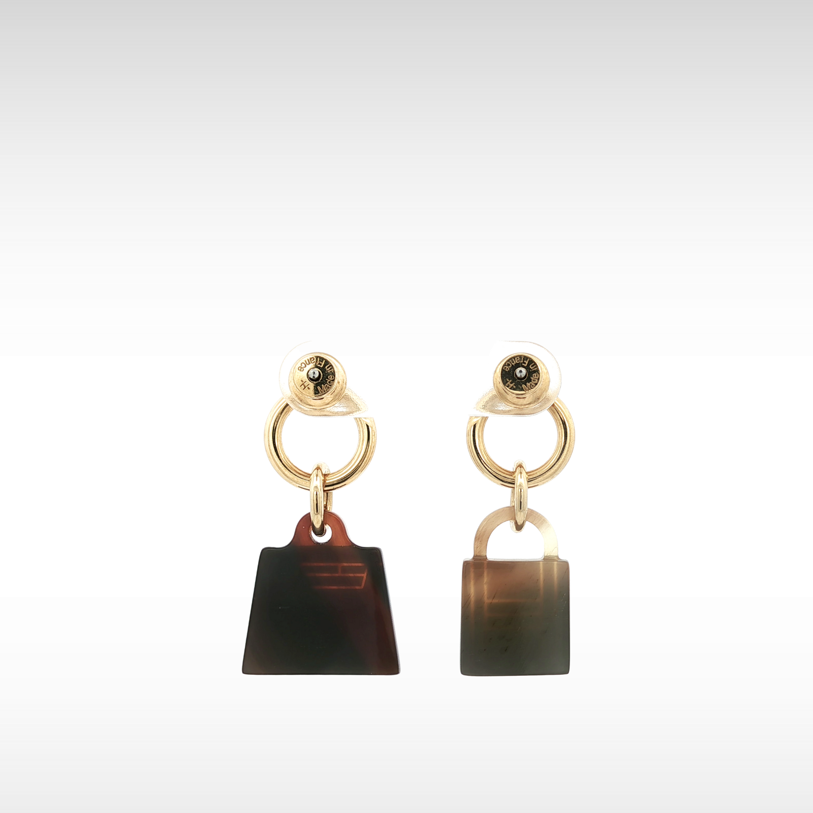 Amullete Maroquinier Fusion Buffalo Horn Earrings