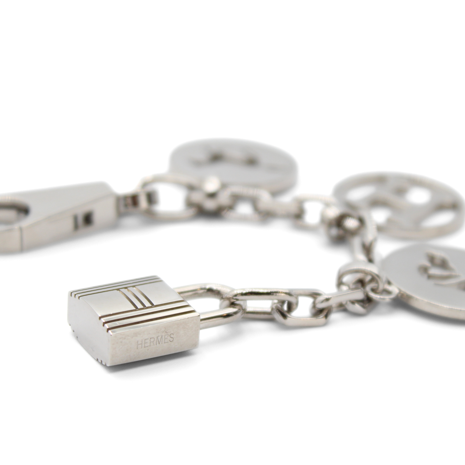 Amulette 4 Breloque Metal Silver Bag Charm