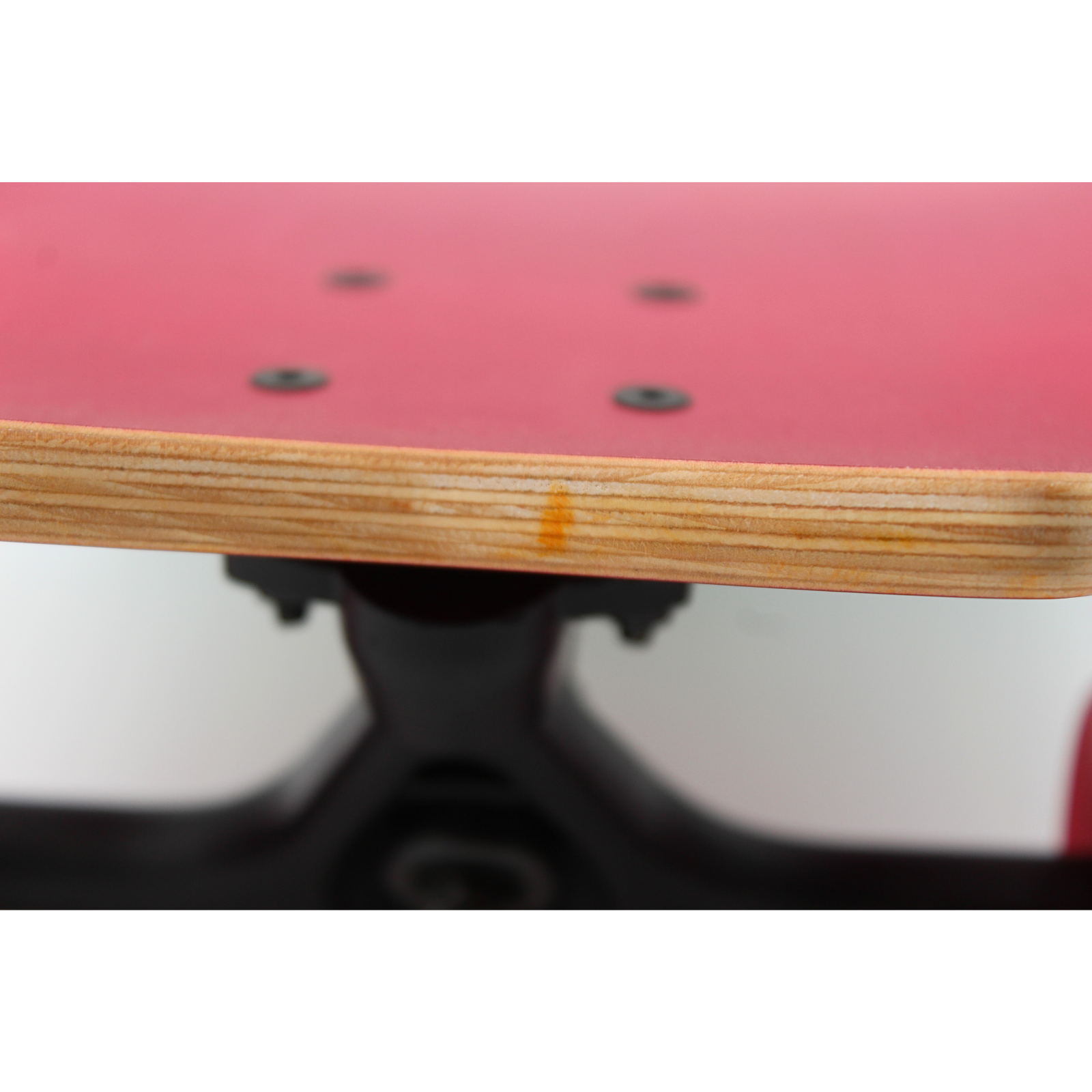 Wood Red + Green Skateboard