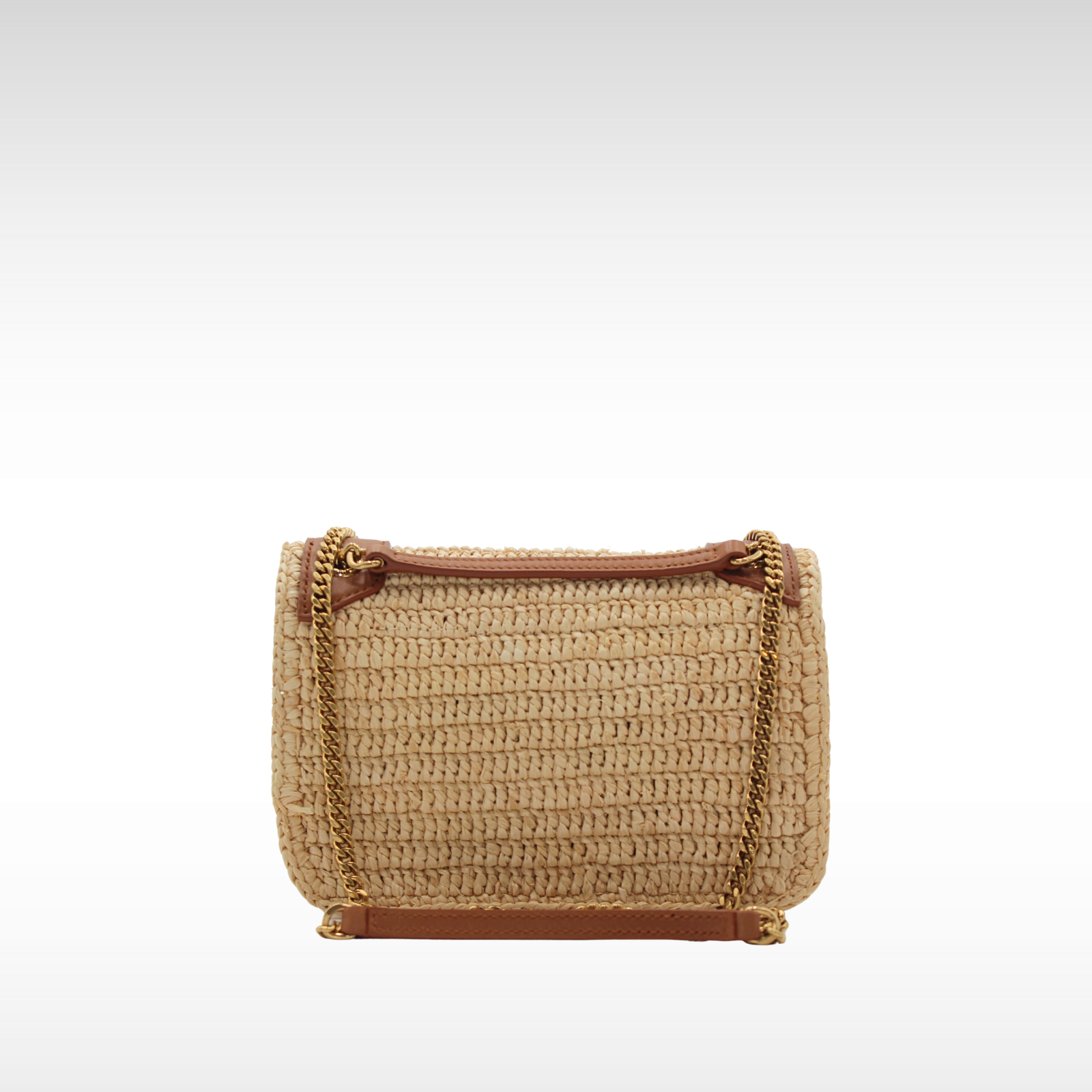 Niki Mini Raffia Shoulder Bag