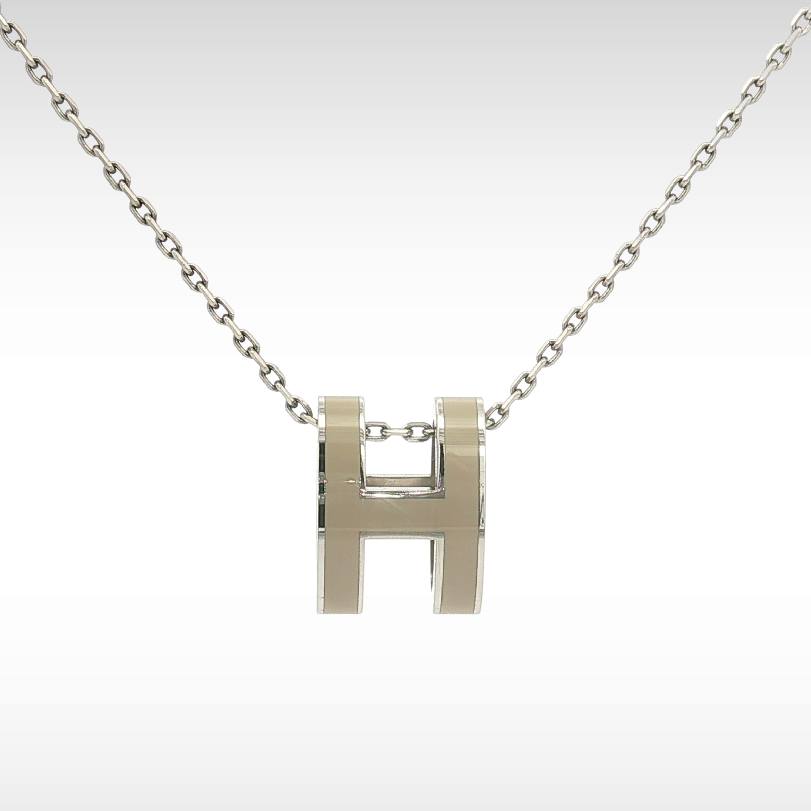 Pop H Metal Necklace