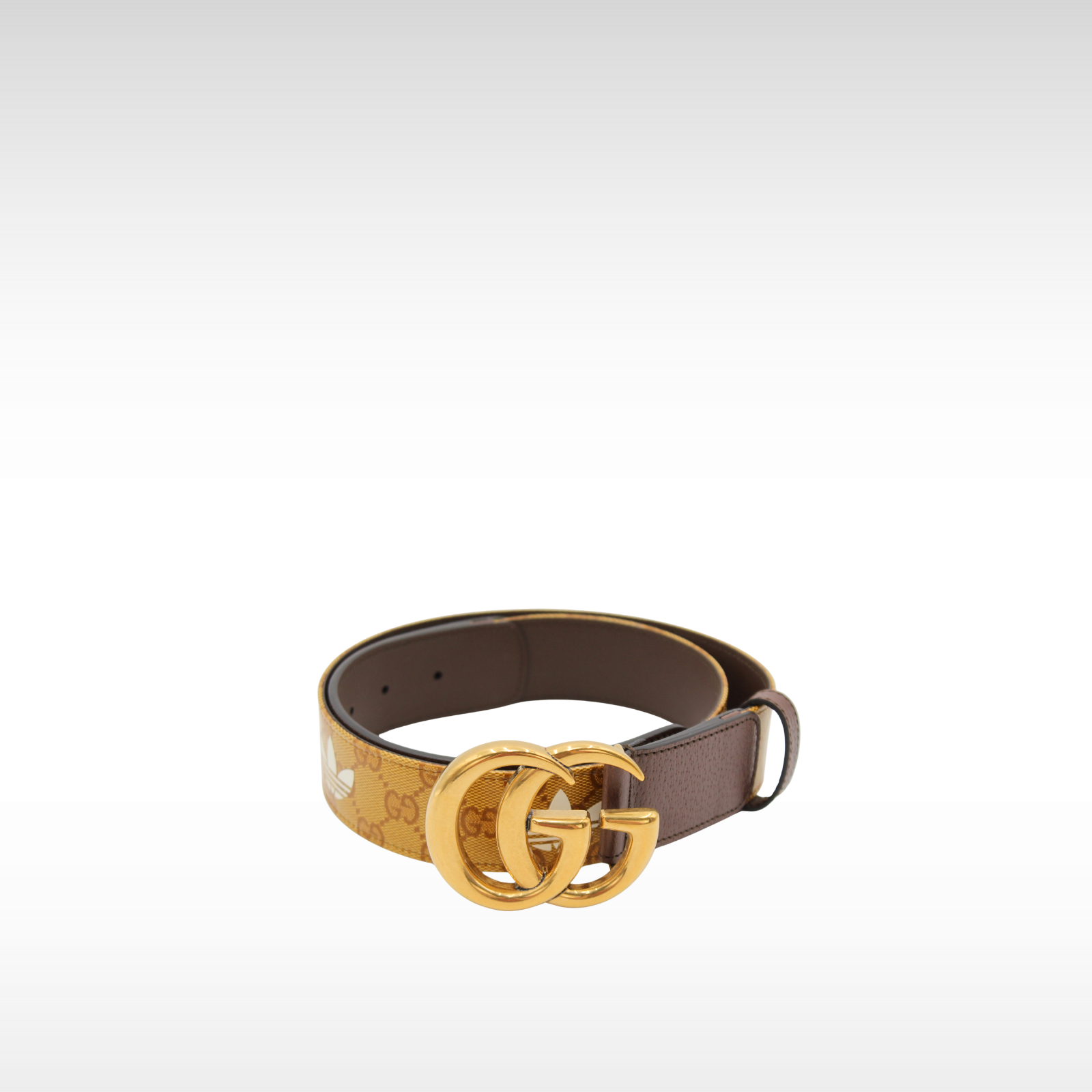 GG Marmont 34/85 Adidas Coated Canvas Belt