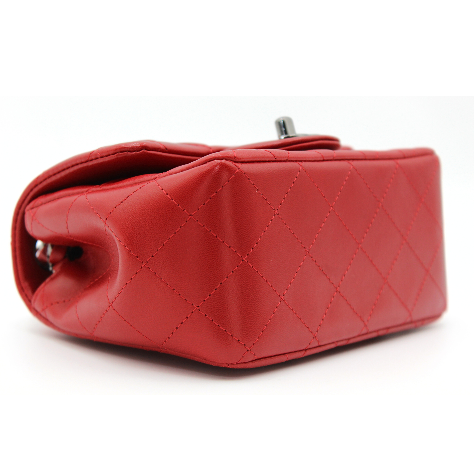 Classic Mini Lamb Red Shoulder Bag