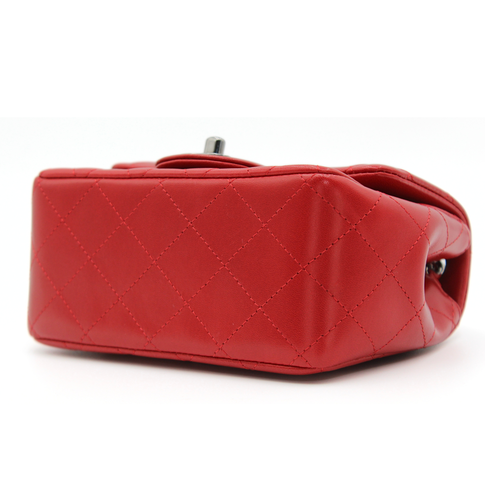 Classic Mini Lamb Red Shoulder Bag