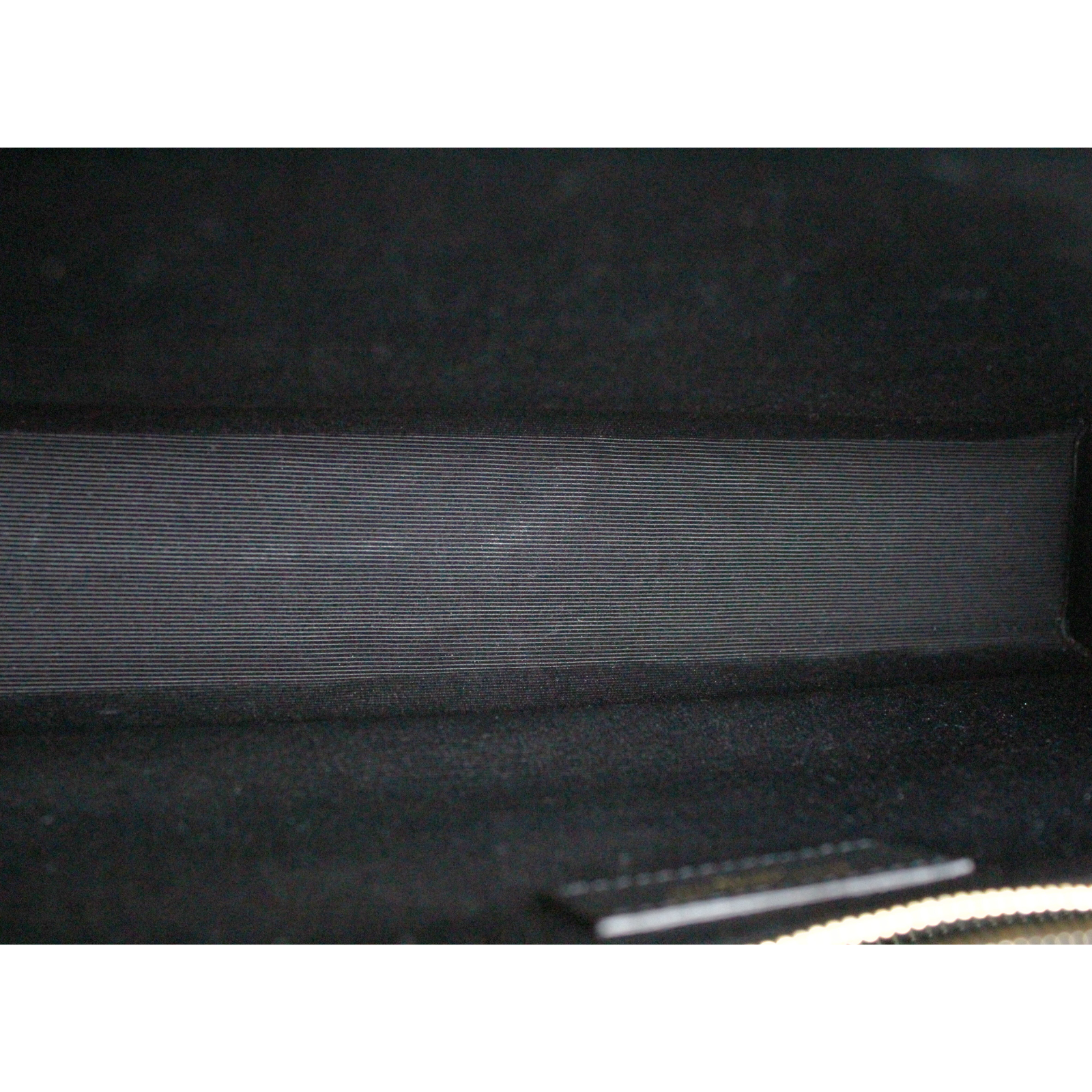 Envelope Large Calf Black Shoulder Bag
