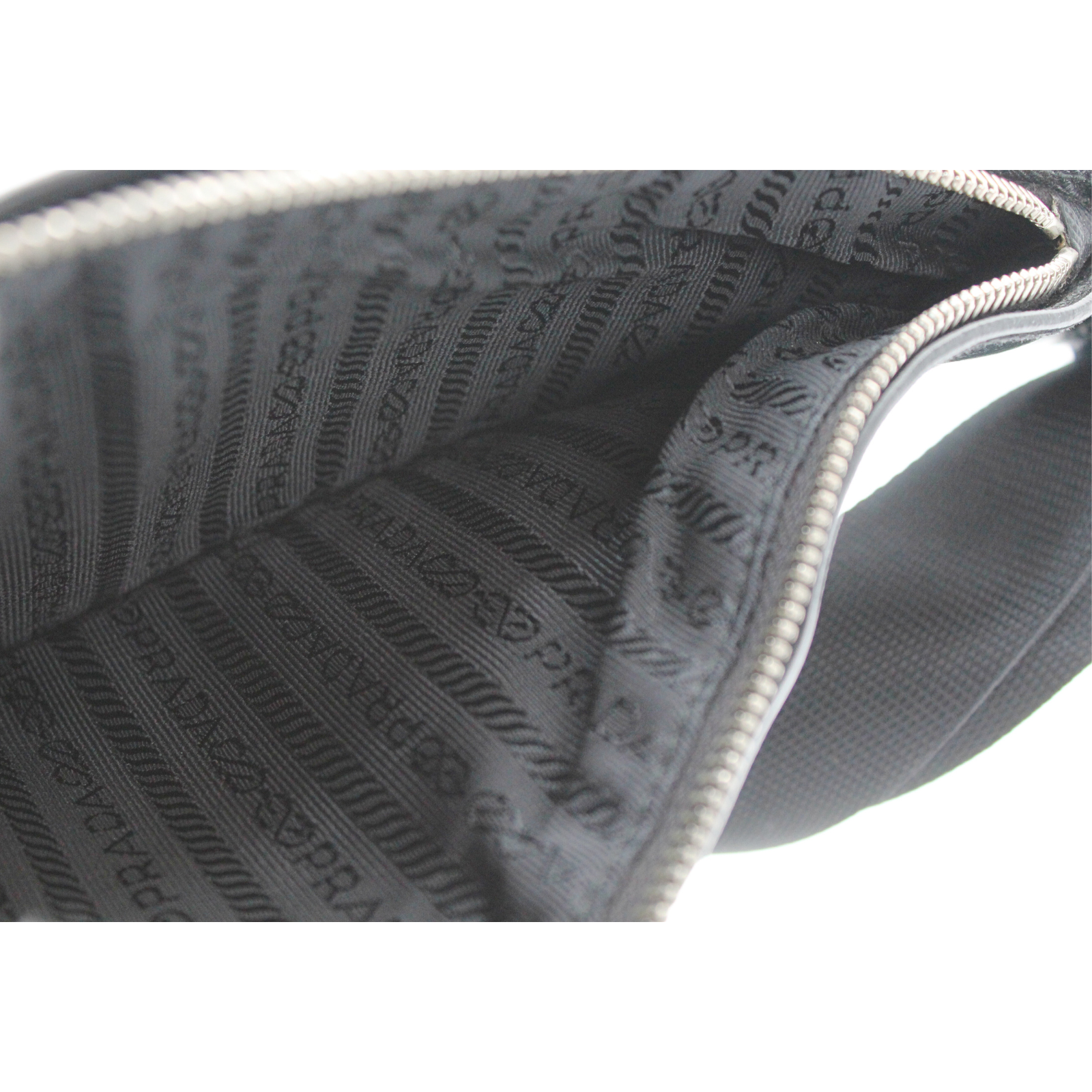Calf Black Crossbody Bag