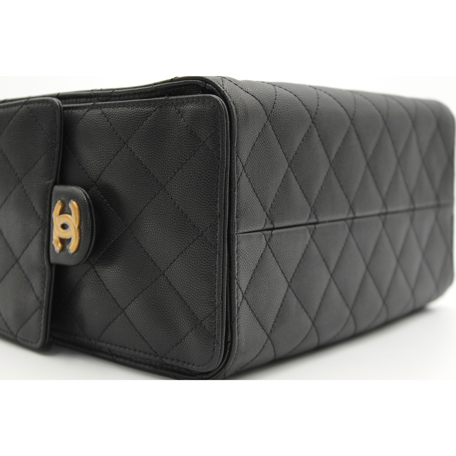 Chanel 25 Small Caviar Black Shoulder Bag