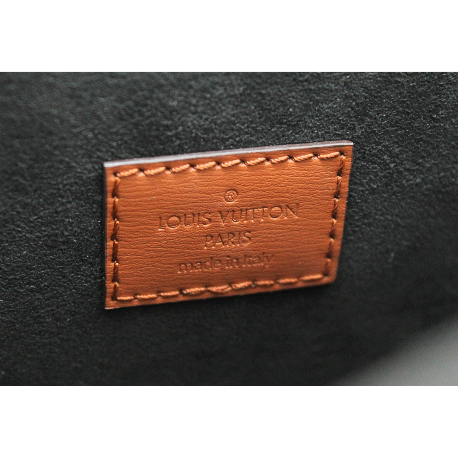 Dauphine MM Monogram Reverse Coated Canvas Marron Shoulder Bag