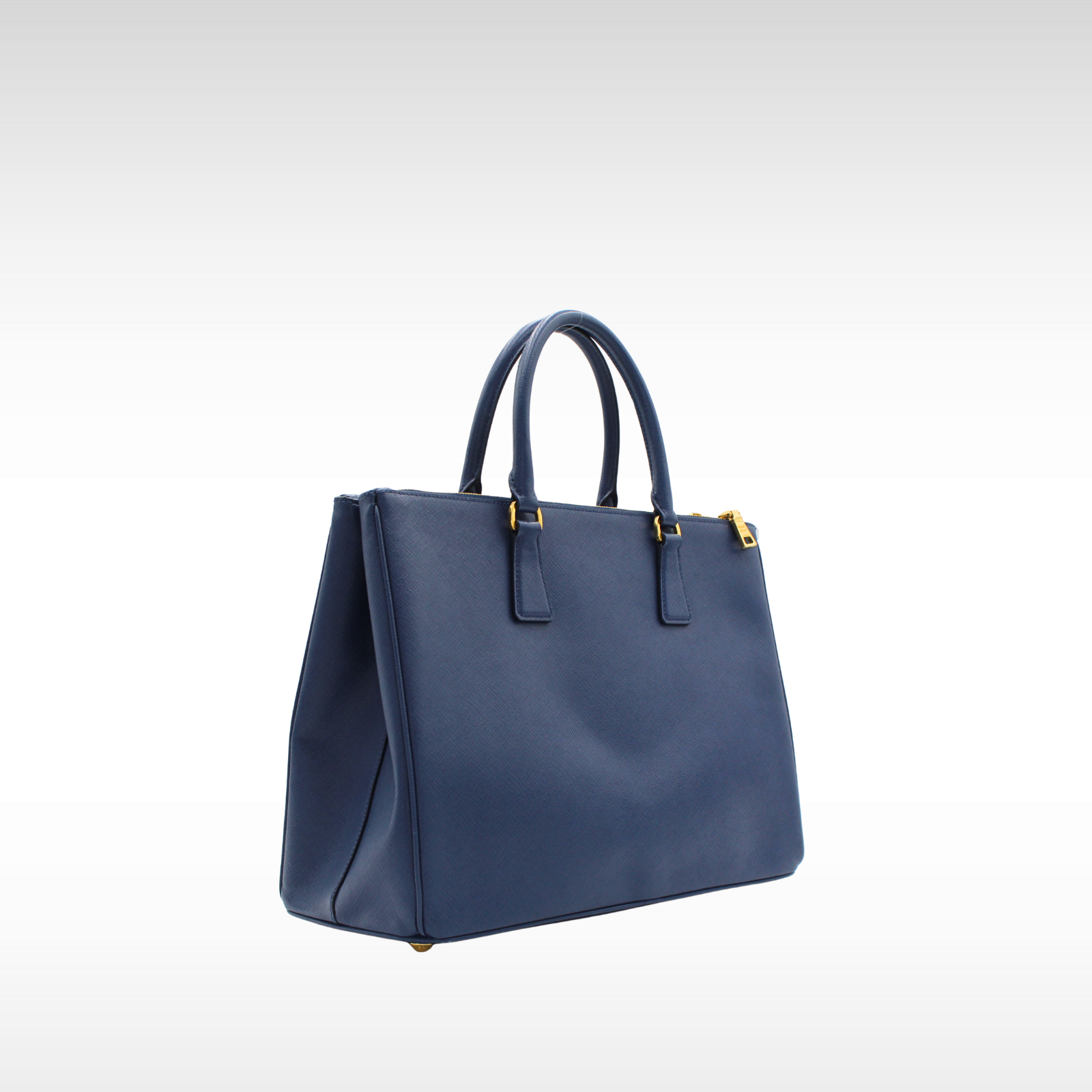 Galleria Calf Blue Handbag