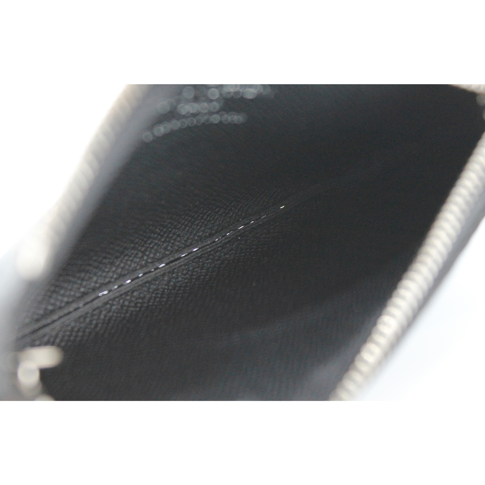 Pochette Cle Damier Graphite Coated Canvas Coin Case