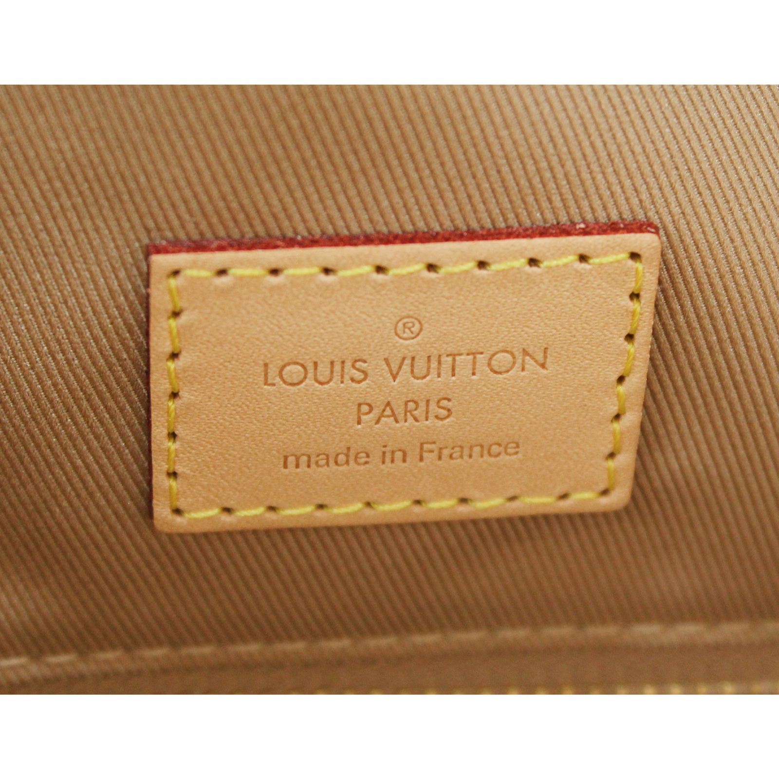 Graceful PM Monogram Coated Canvas Marron Shoulder Bag