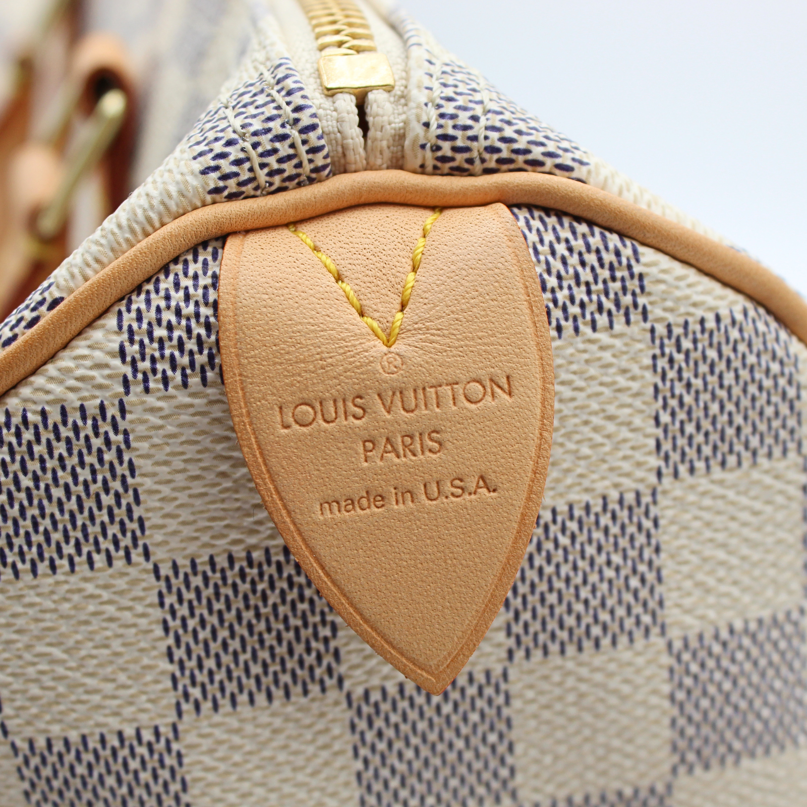 Speedy 30 Damier Azur Handbag