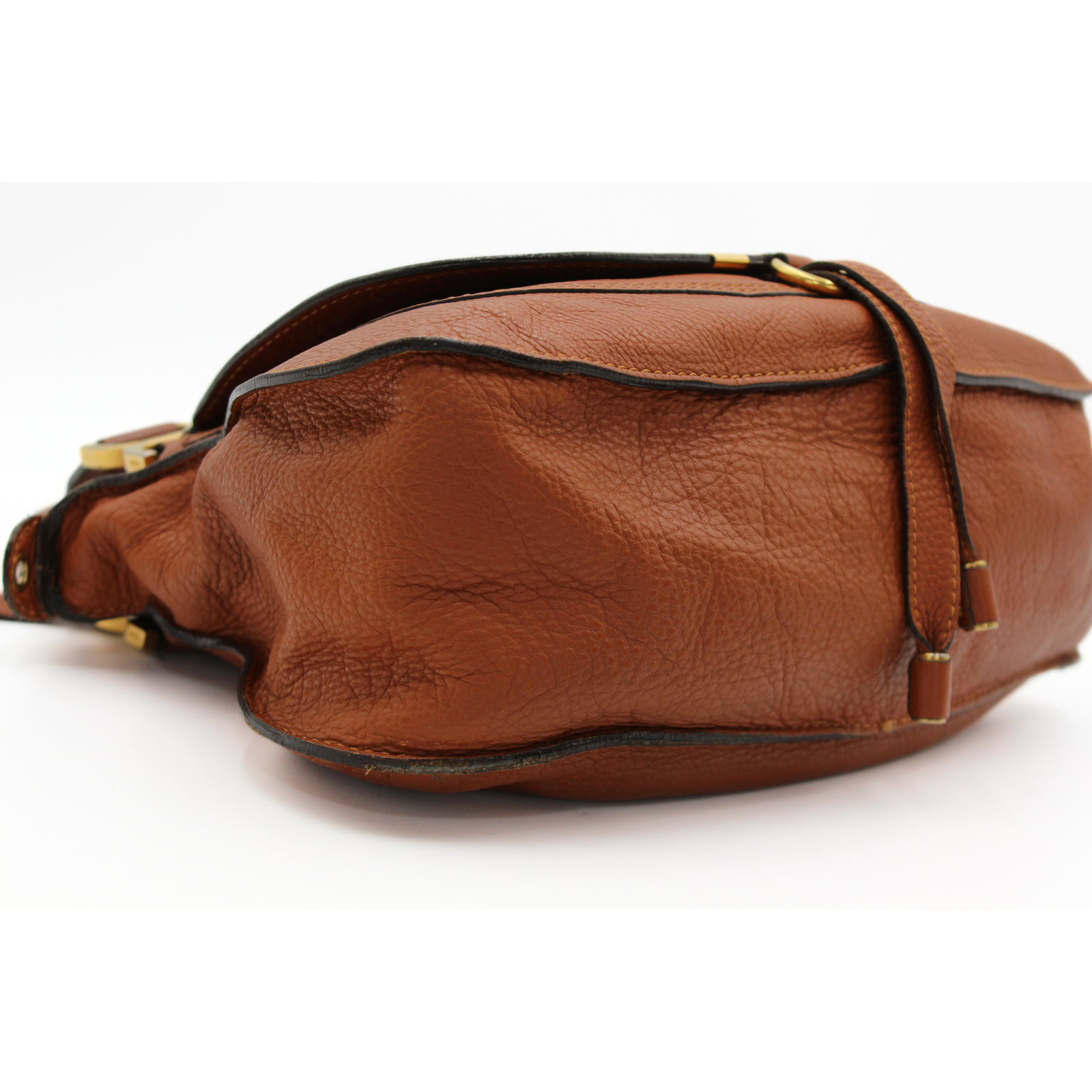 Marcie Medium Calf Brown Handbag