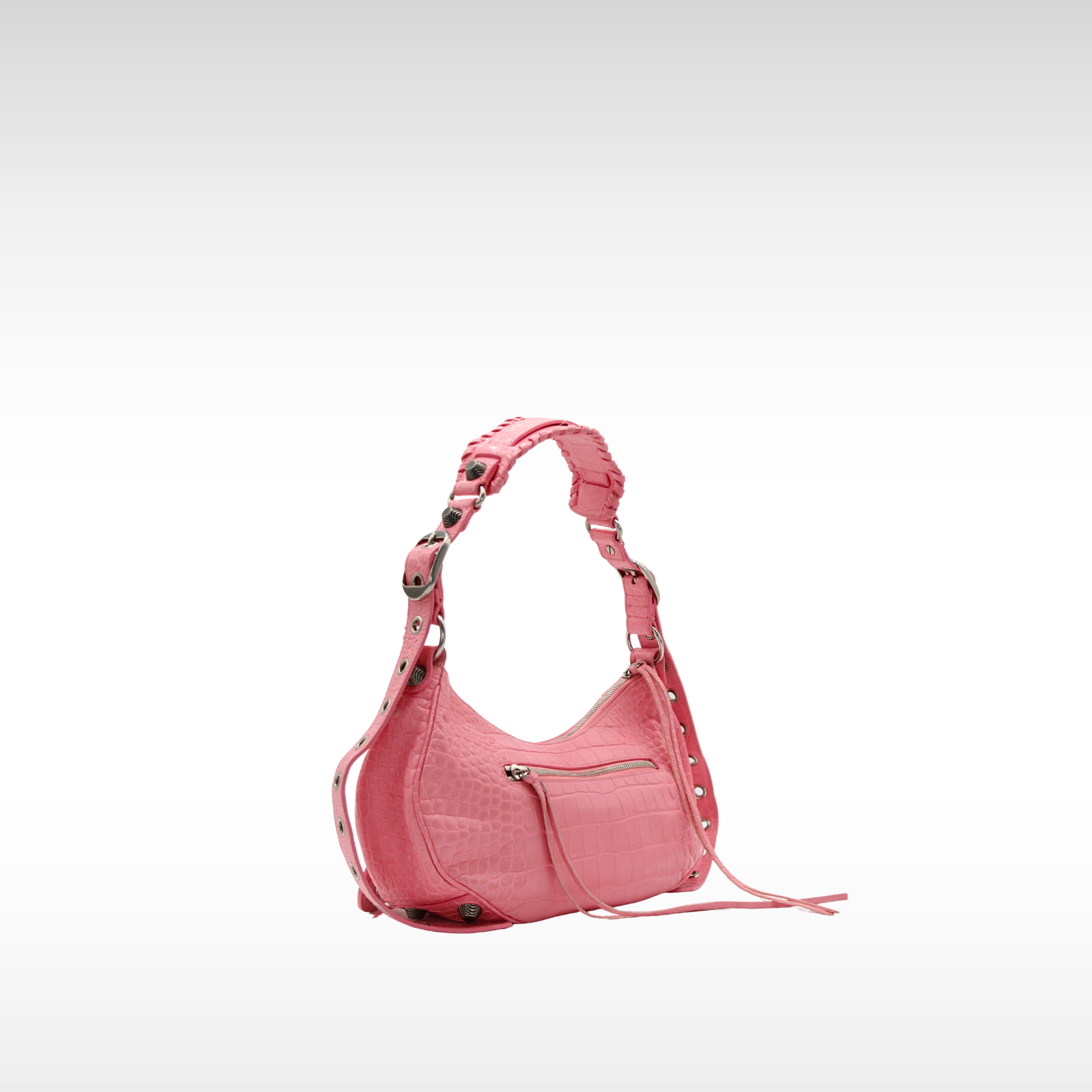 Le Cagole Small Lamb Shoulder Bag