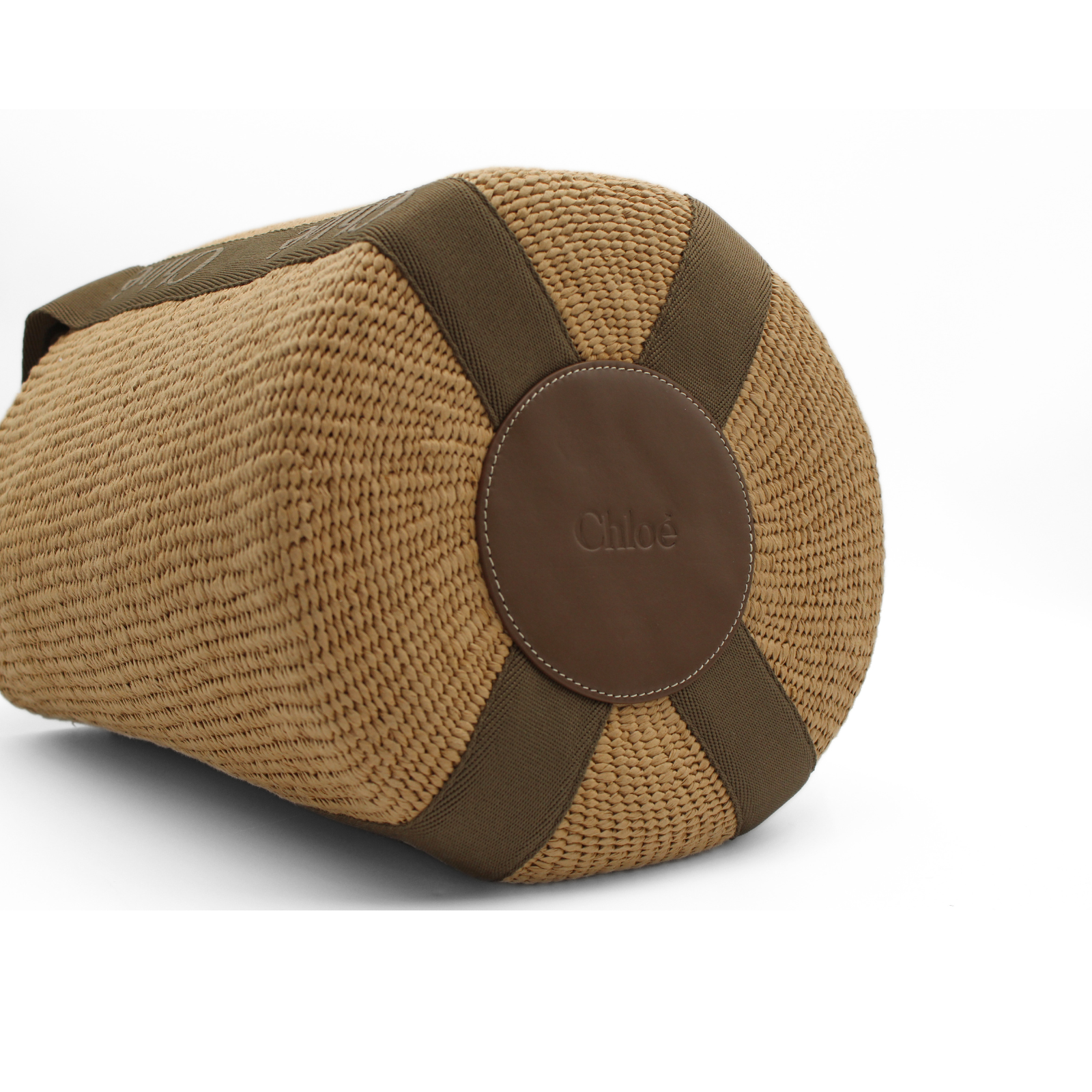 Woody Large Mifuko Raffia Natural Tote Bag