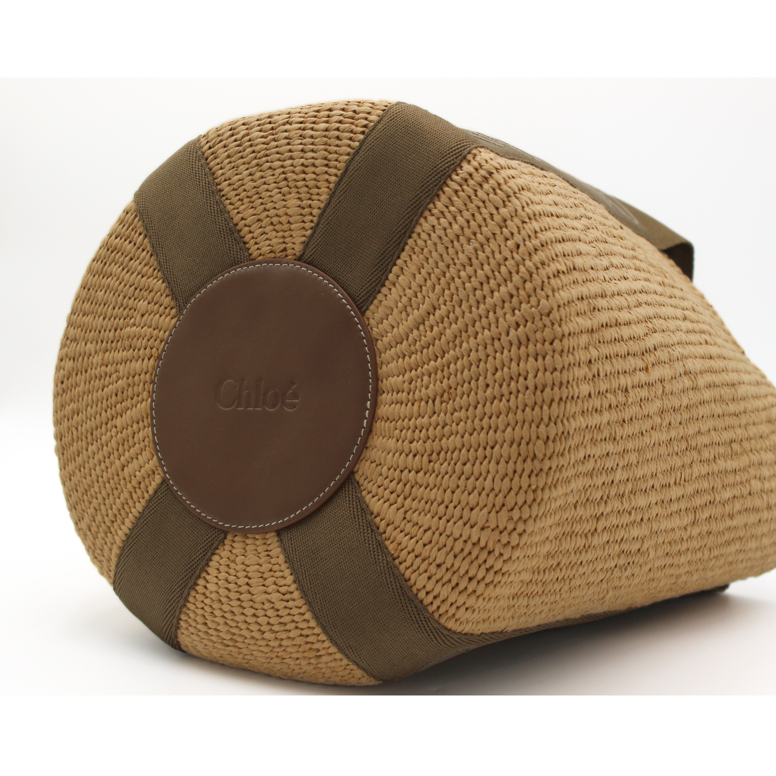 Woody Large Mifuko Raffia Natural Tote Bag