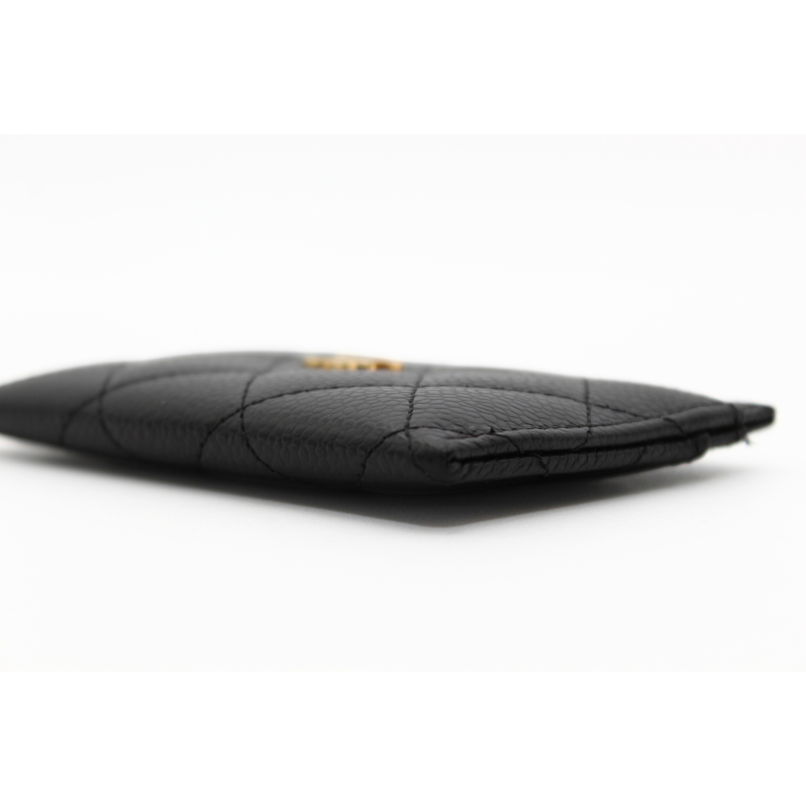 Classic Card Holder Caviar Black Card Case