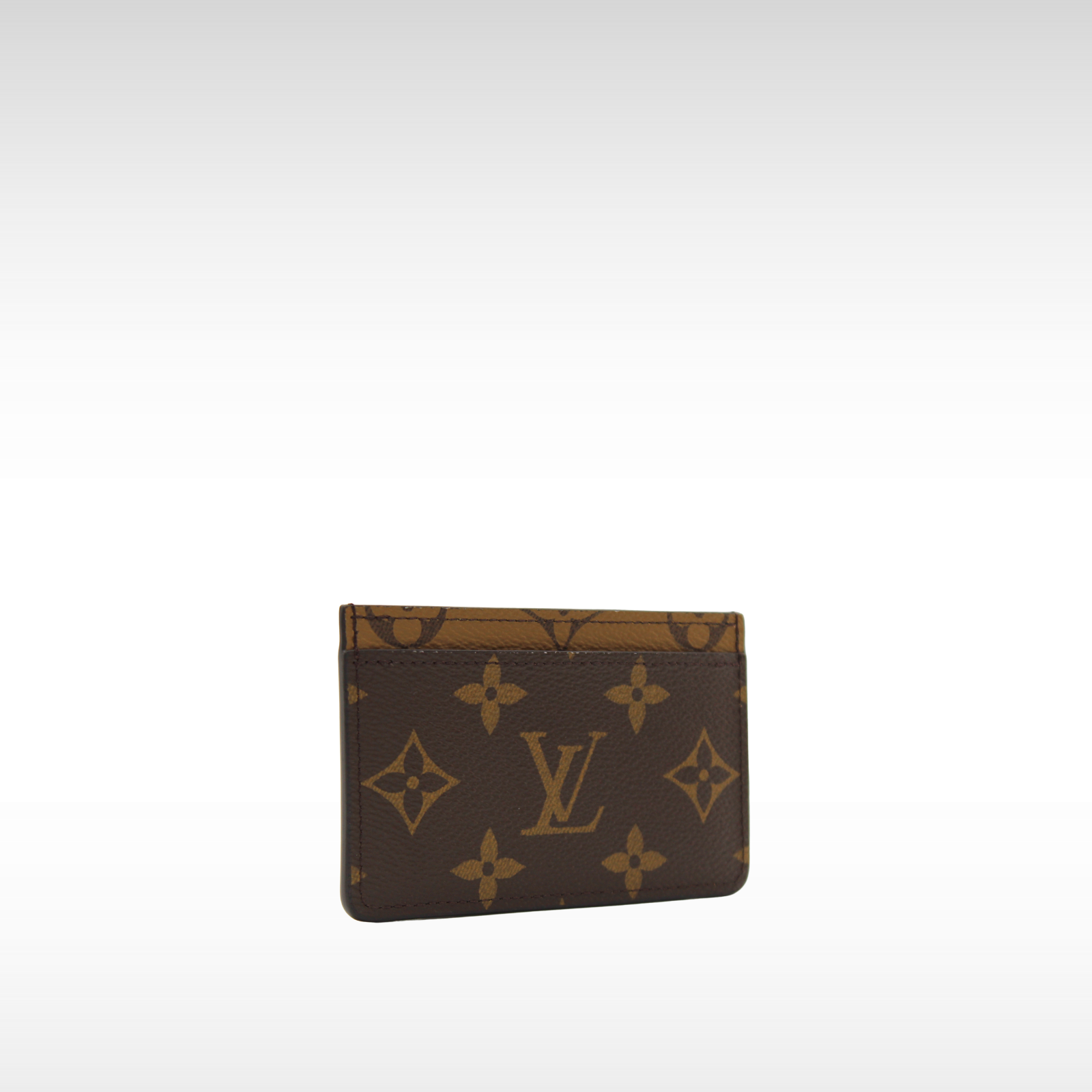 Card Holder Monogram Reverse Marron Card Case