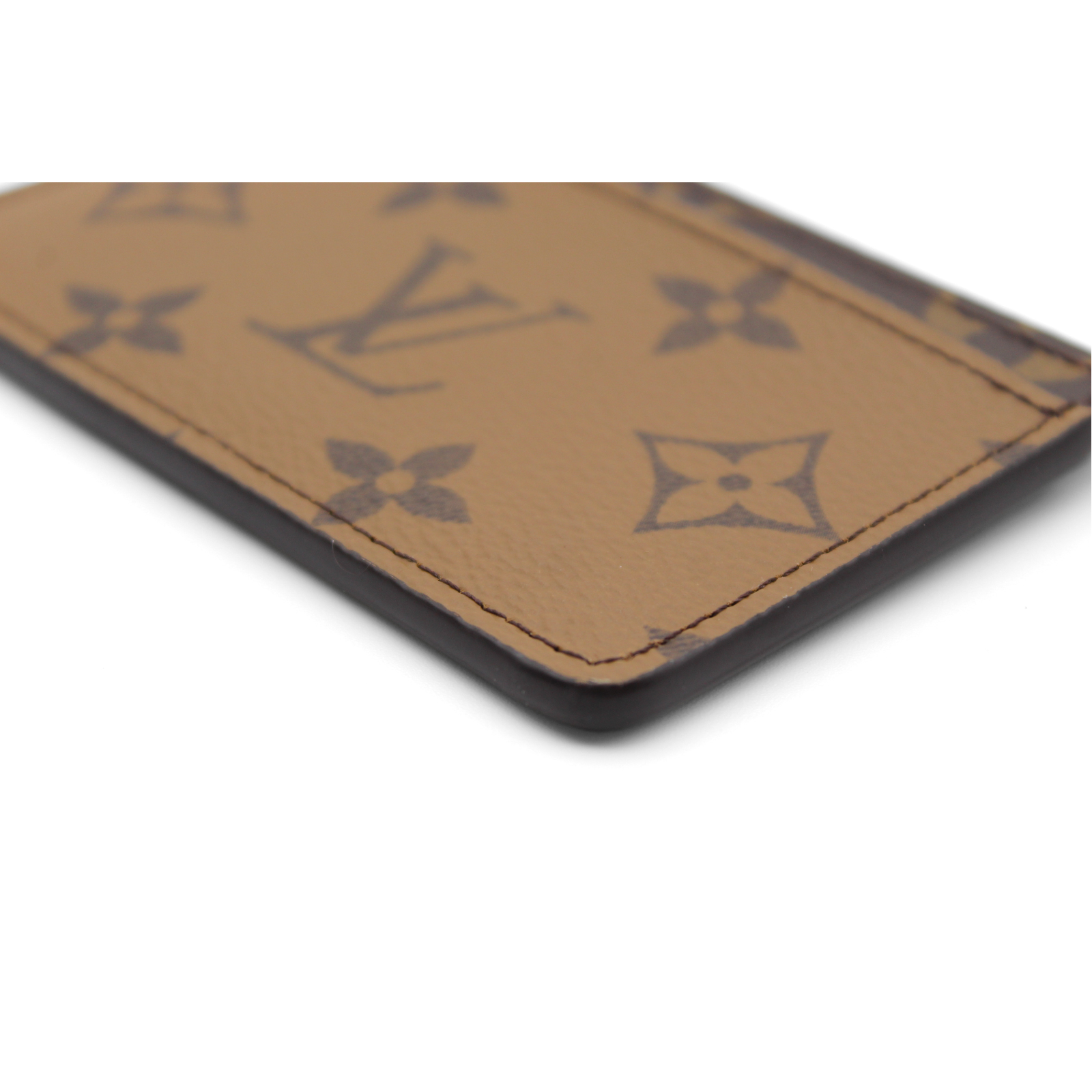 Card Holder Monogram Reverse Marron Card Case