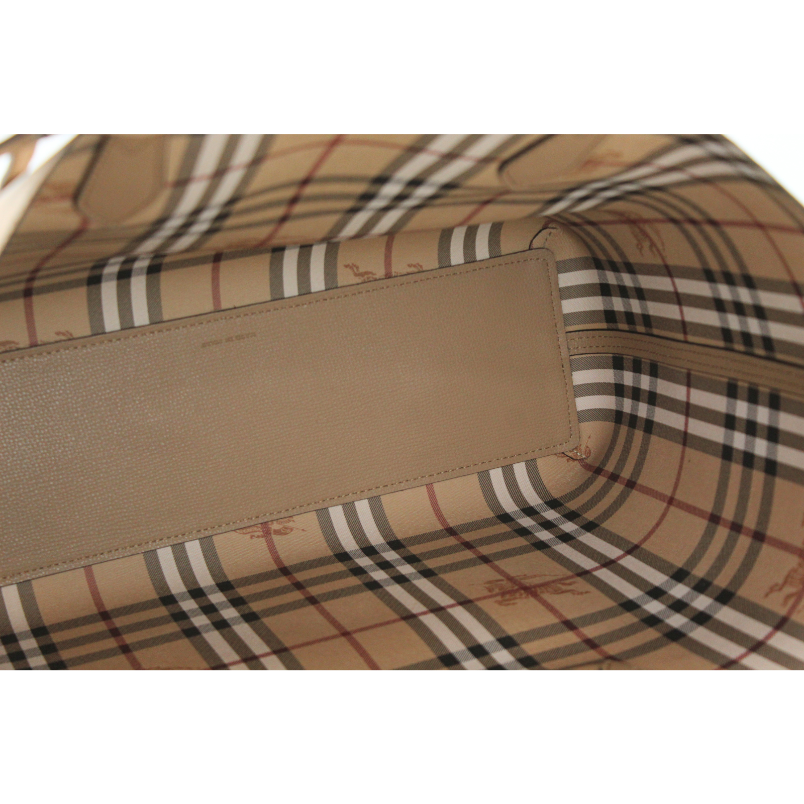 Reverse Tote Medium Calf Brown Tote Bag
