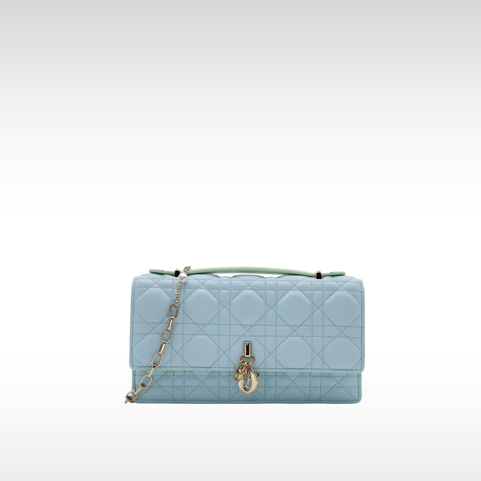 My Dior Lamb Blue+Green Handbag