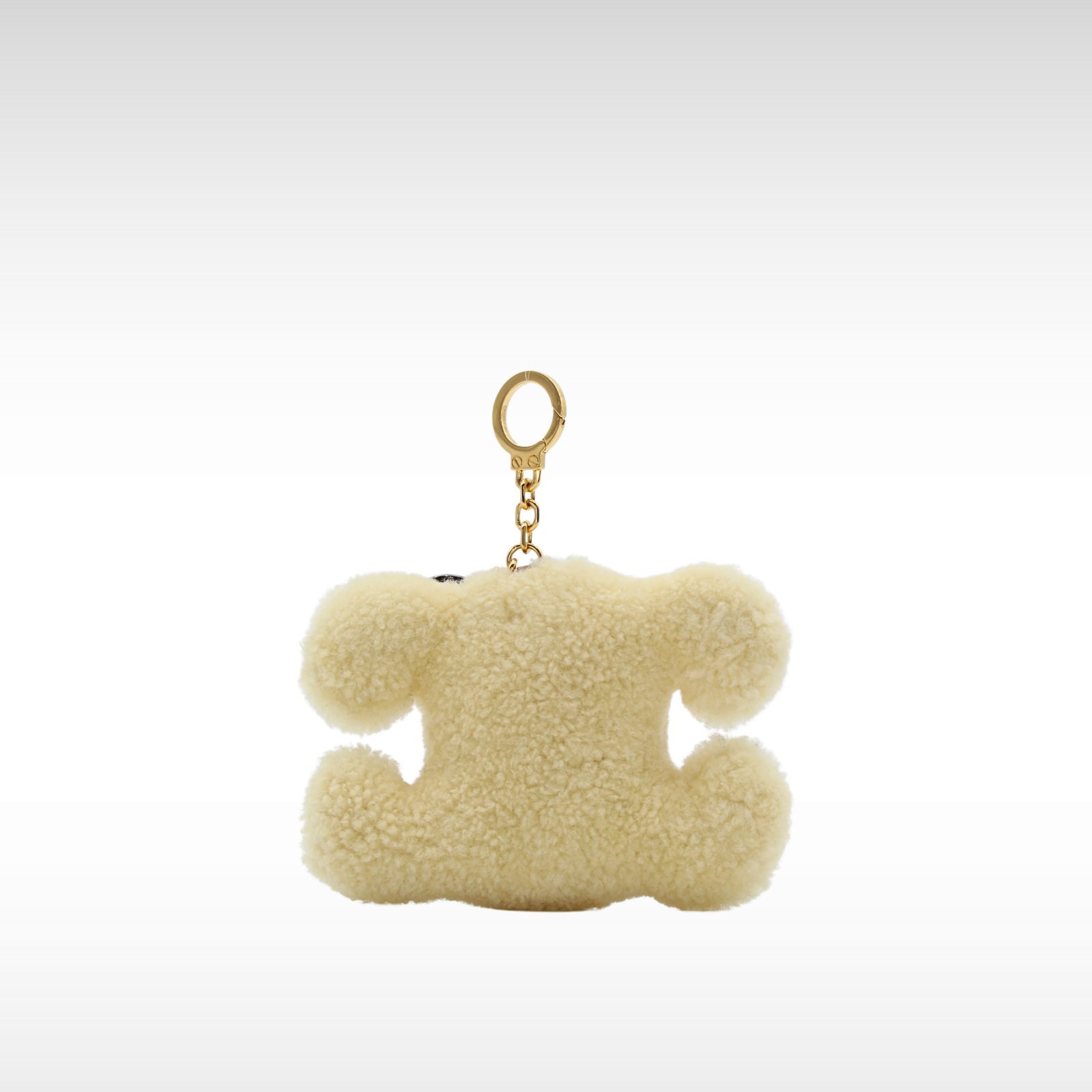 Pom Pom Charm Triomphe Shearling Keyring