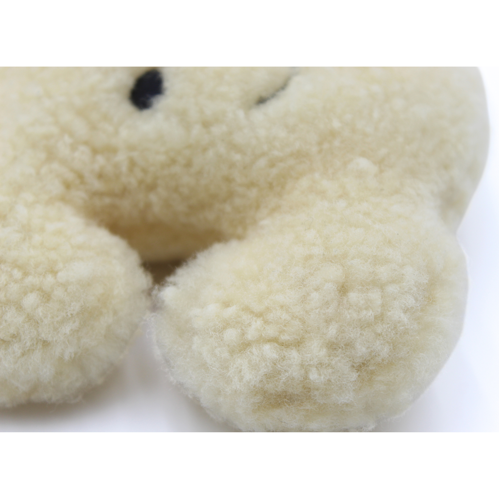 Pom Pom Charm Triomphe Shearling Keyring