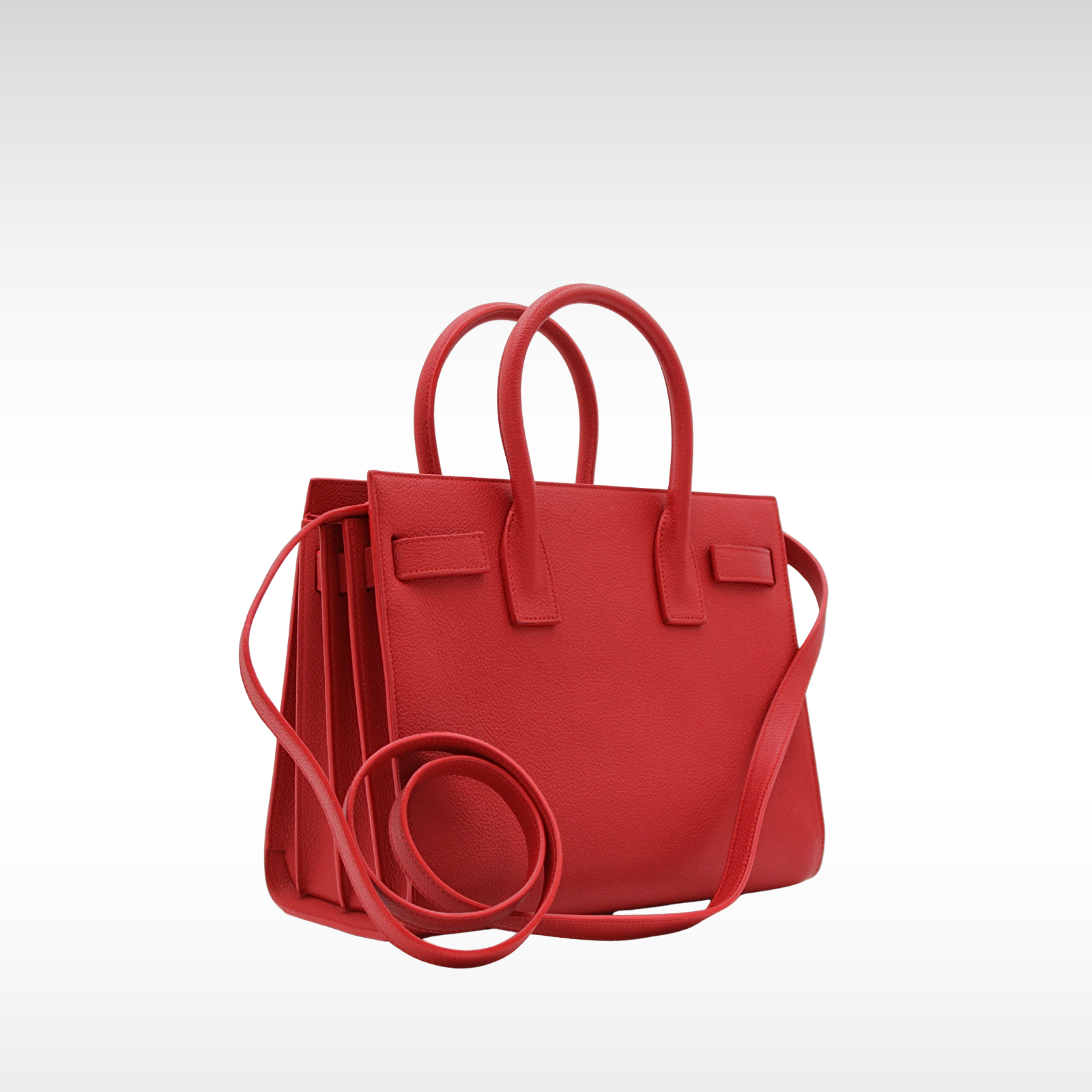 Sac De Jour Calf Red Handbag