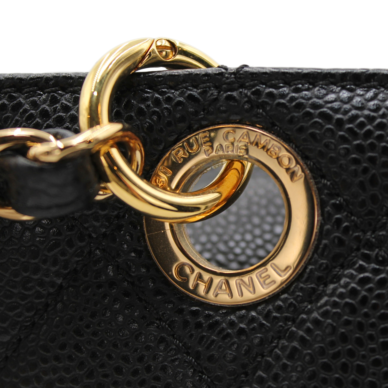 Matelasse Caviar Black Shoulder Bag