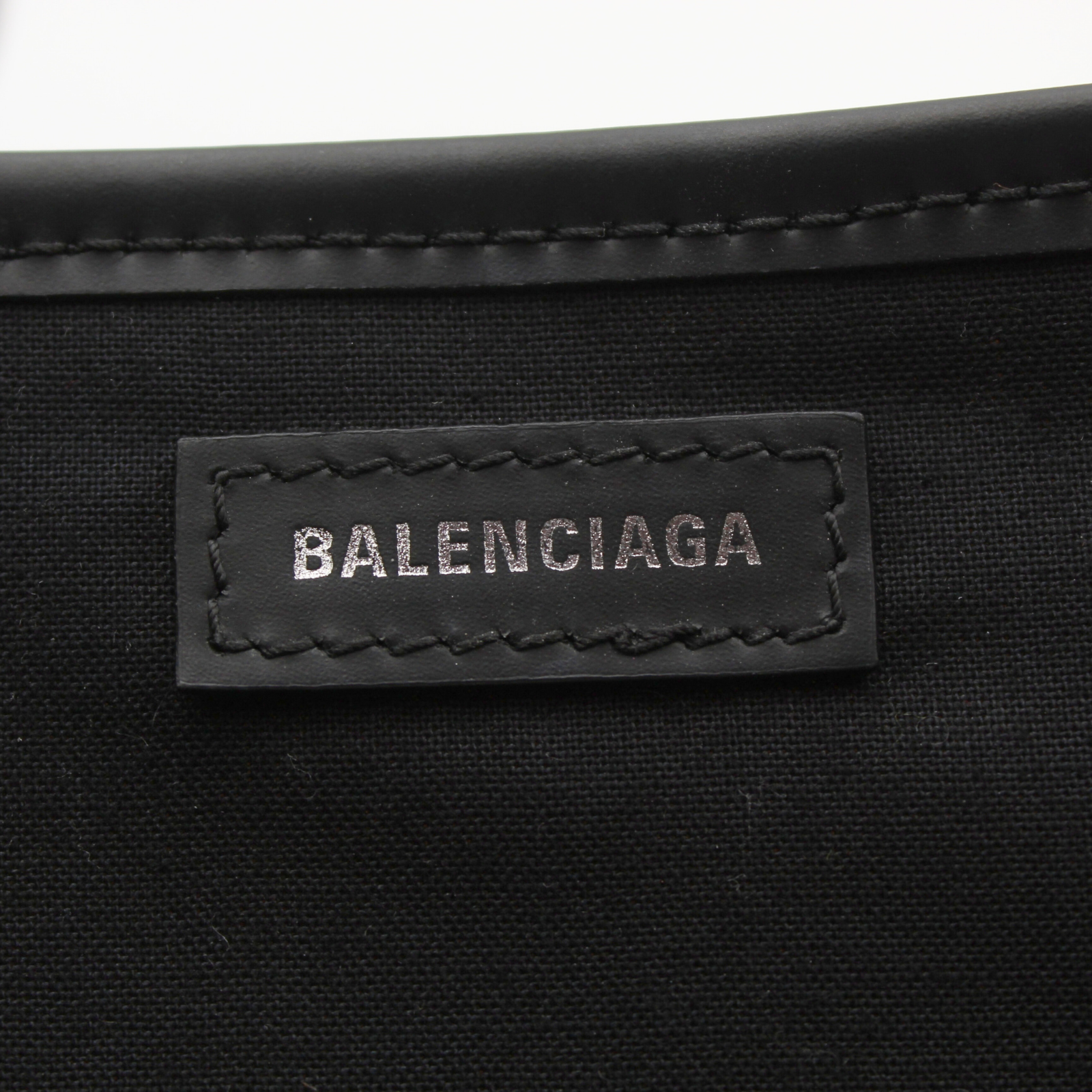 Navy Cabas XS Canvas Handbag